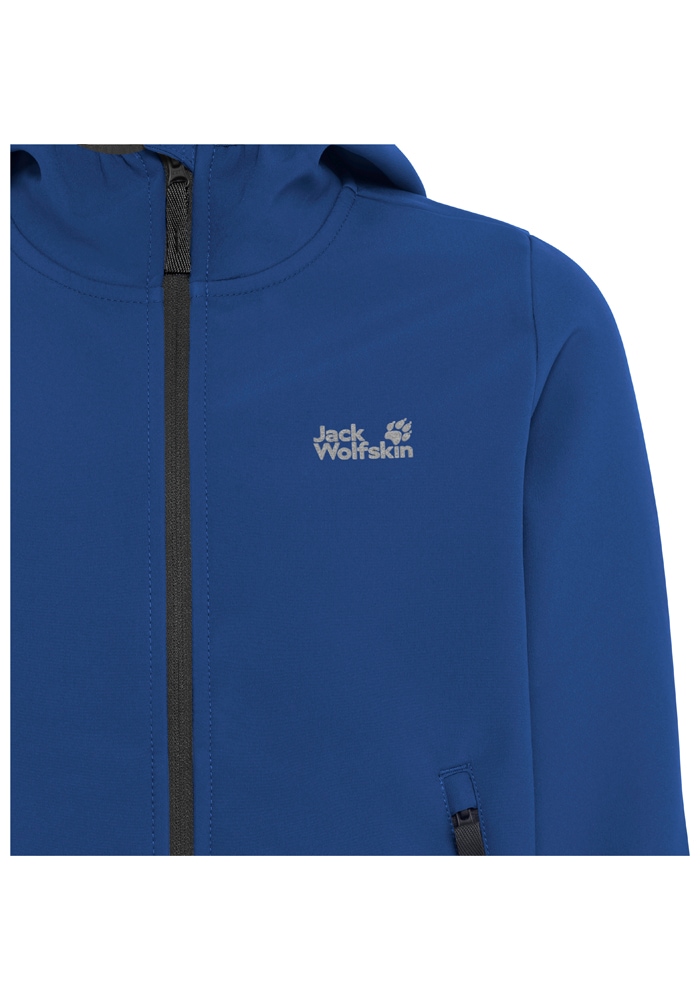 Jack Wolfskin Softshelljacke »FOURWINDS JACKET KIDS« mit Kapuze