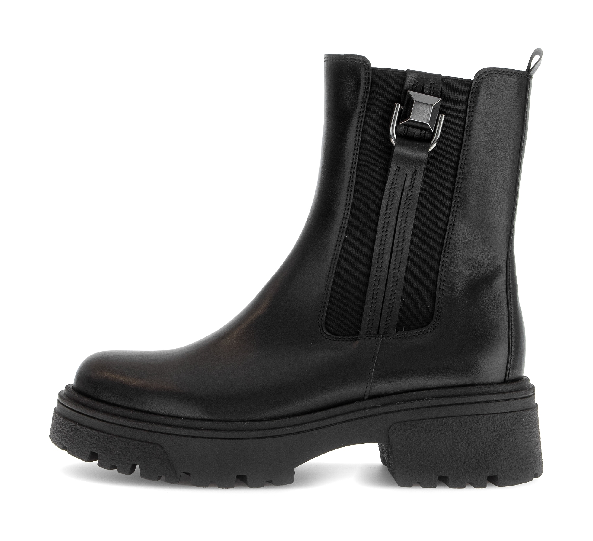 Gabor Chelseaboots, Blockabsatz, Bikerboots mit Best Fitting-Ausstattung