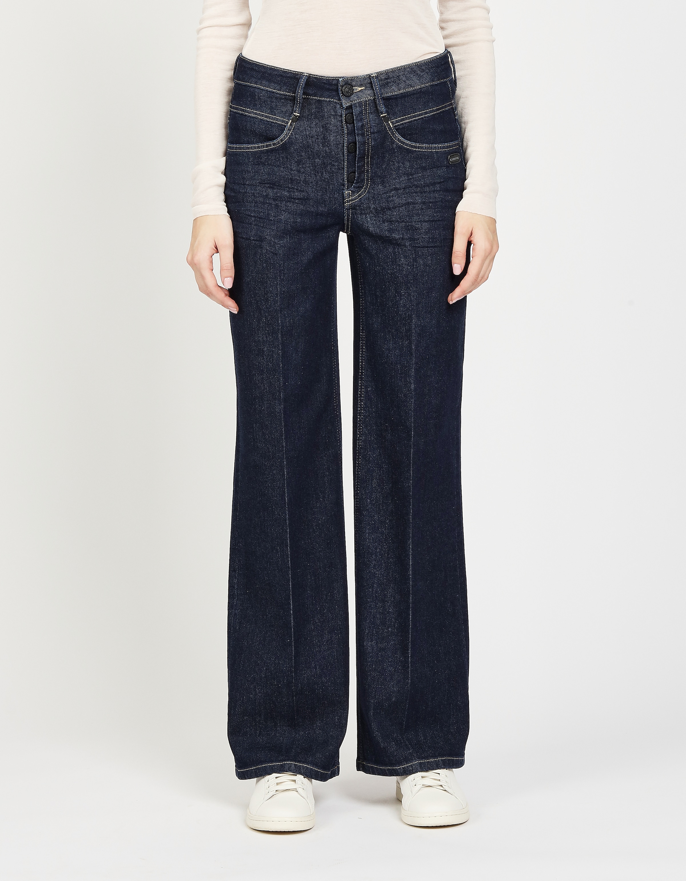 GANG Weite Jeans »94MEDINA WIDE«, mit Knopfverschluss