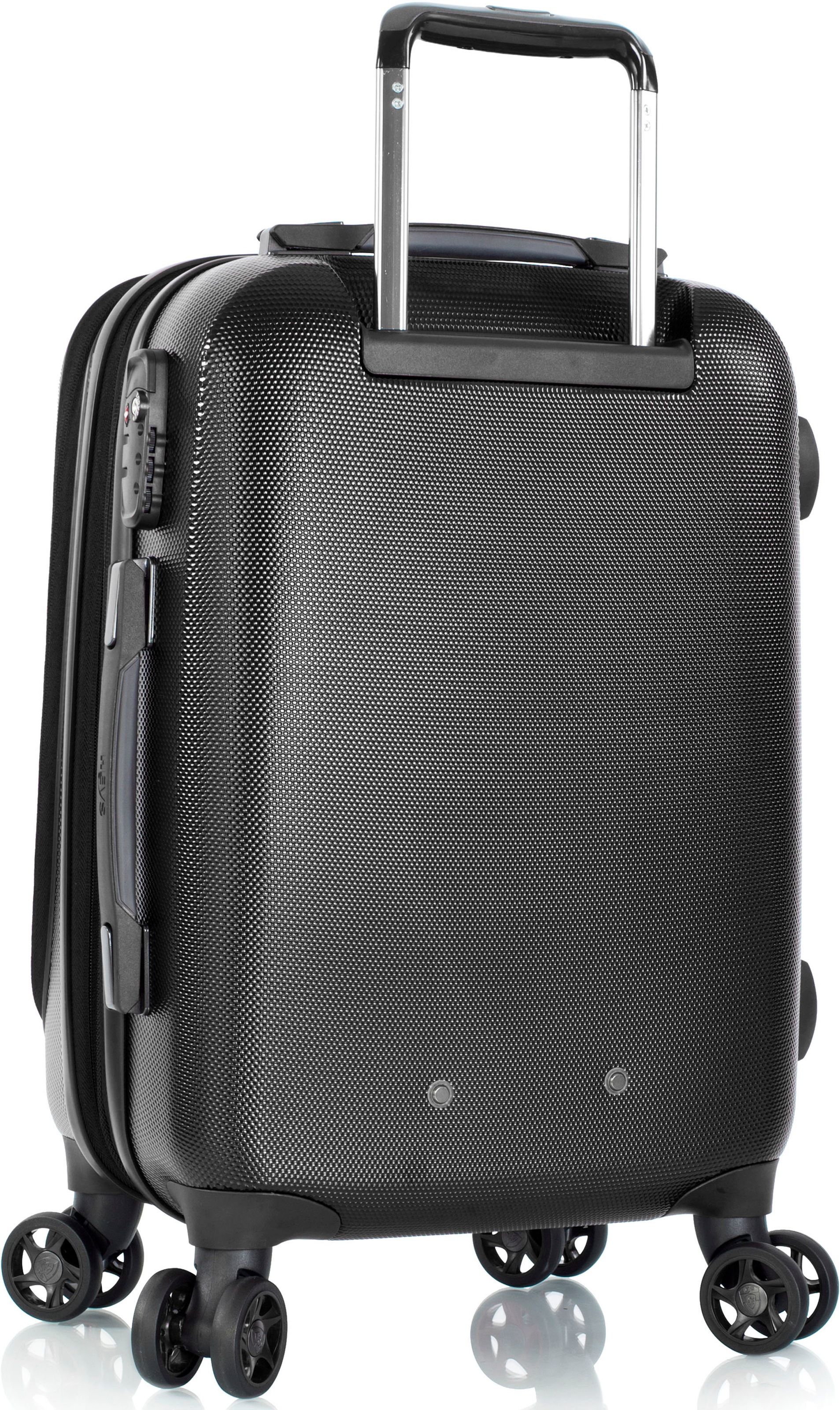 Heys Hartschalen-Trolley »Vantage Smart Access, 53 cm«, 4 Rollen, Heys x Joachim Llambi Handgepäck-Koffer Frontzugangsfach Laptoptasche