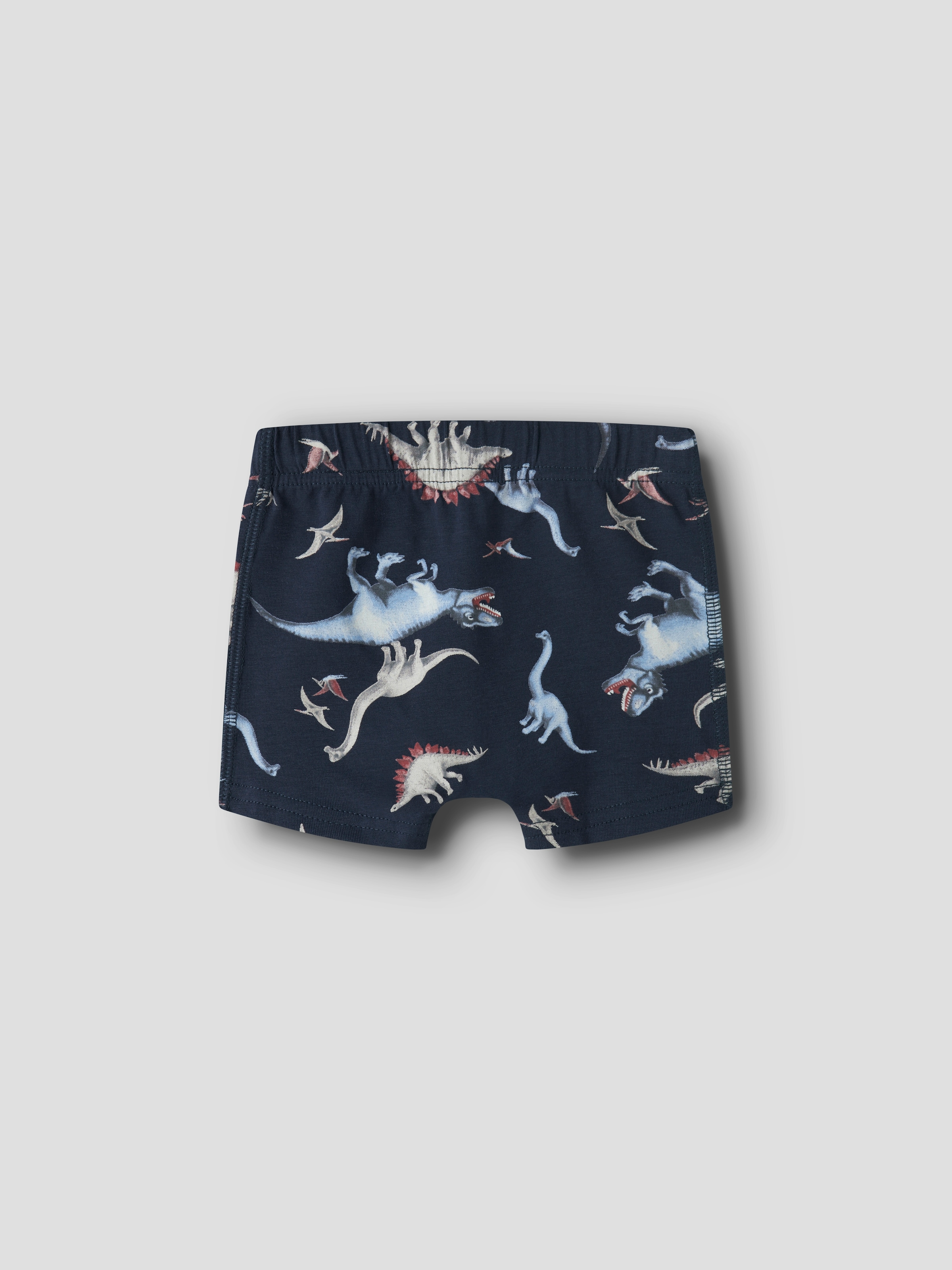 Name It Boxershorts »NMMTIGHTS 3P NAVY DINO NOOS« Packung, 3 Stk. Baumwollmischung, mit Dino Druck und uni im Set