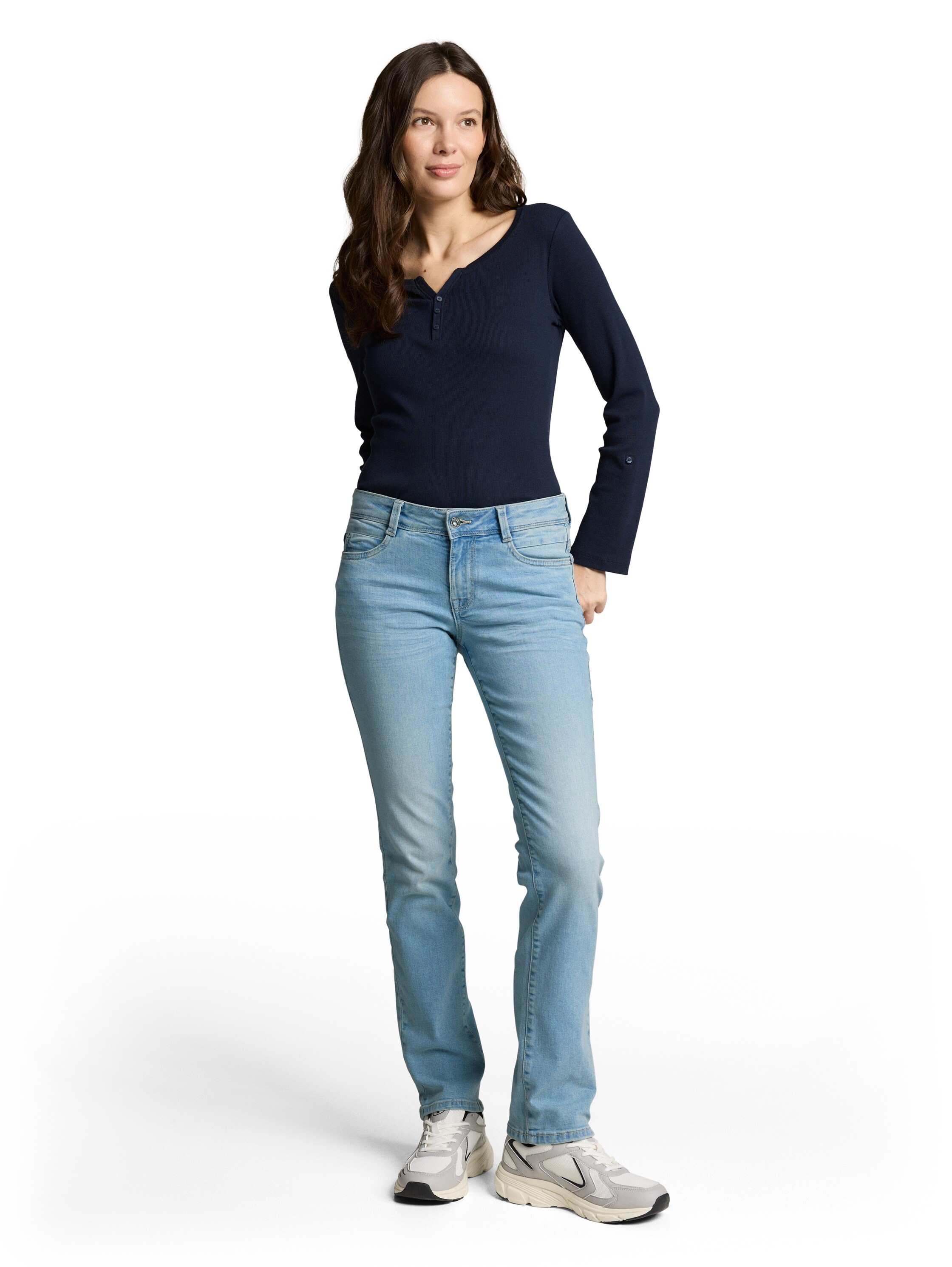 TOM TAILOR Straight-Jeans »LIVA« im Five-Pocket Style