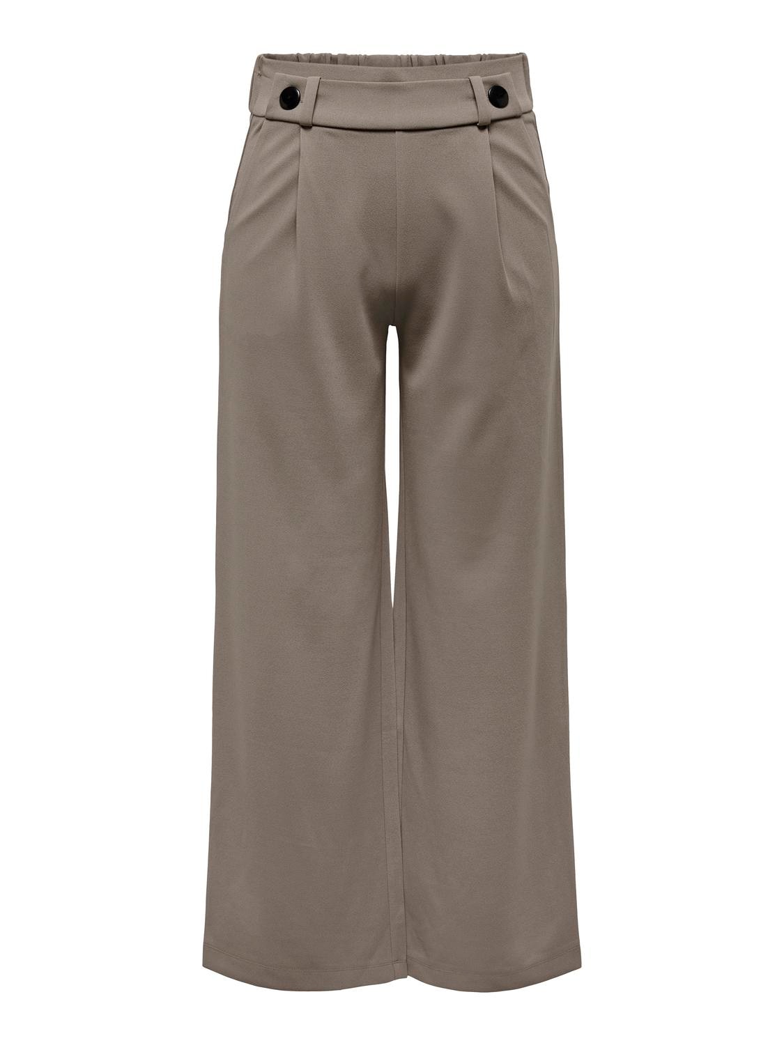 JDY Jerseyhose »JDYGEGGO NEW LONG PANT JRS NOOS«, mit dekorativem Riegel vorne am Bund