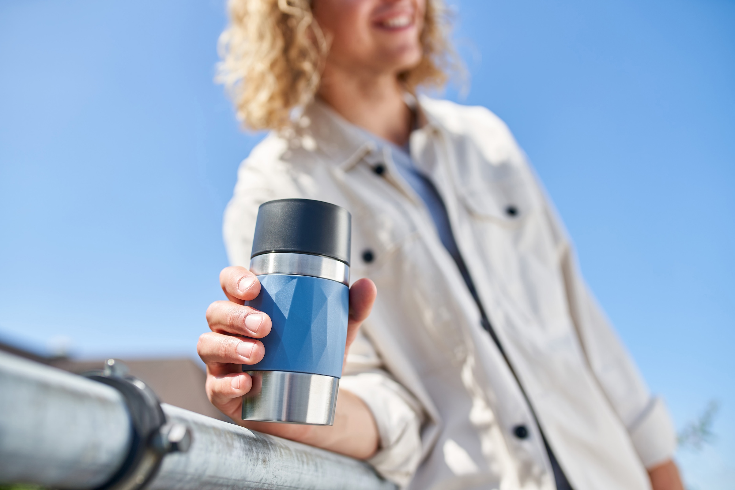 Emsa Thermobecher »Travel Mug Compact«, 0,3L, Edelstahl, 3h warm/6h kalt, 360°Trinköffnung, spülmaschinenfest