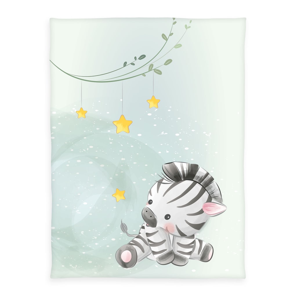 Herding Babydecke »Zebra, Microfaserflausch, 100 % Polyester«