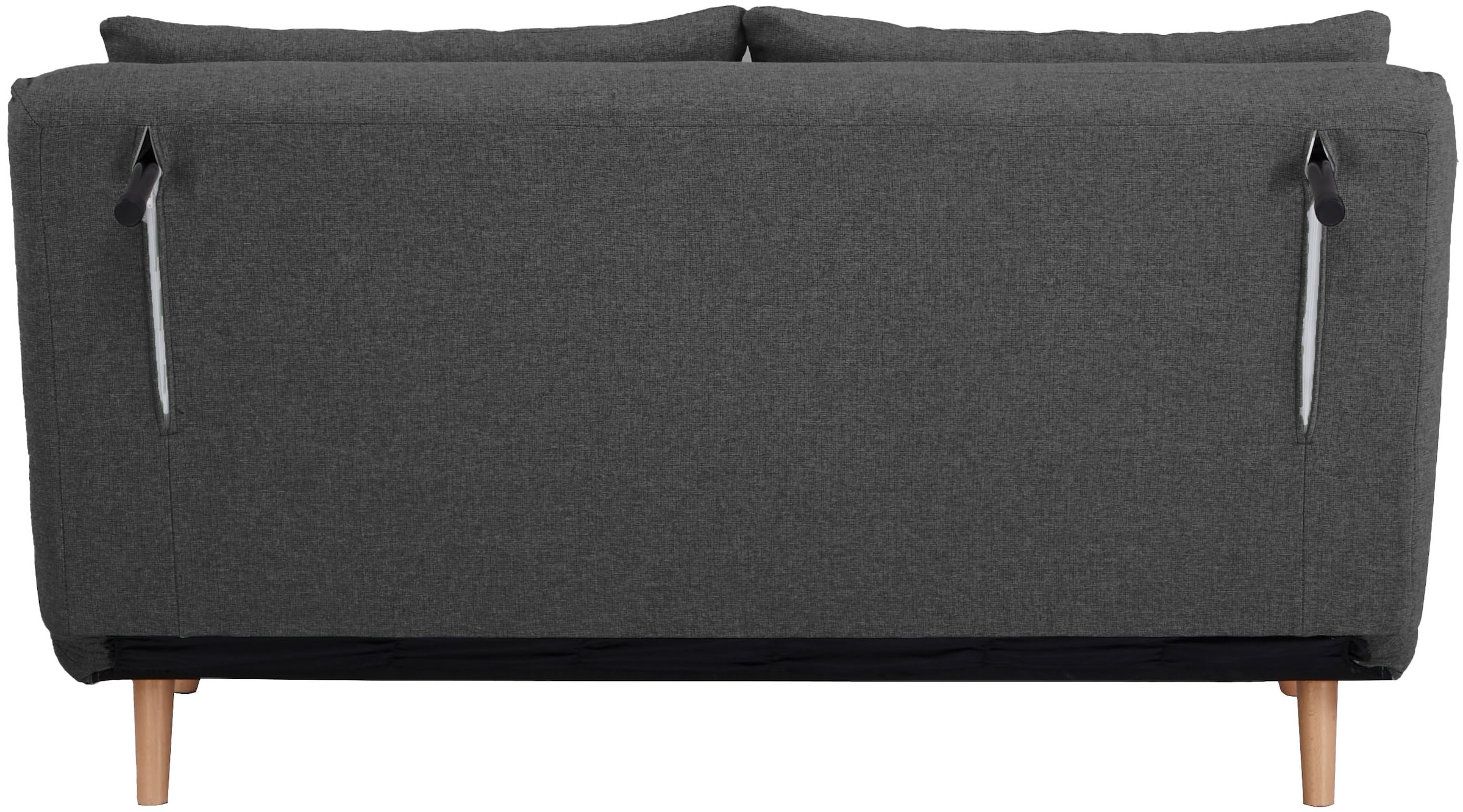 Home affaire 2-Sitzer »AINSLEY 140 cm - verstellbare Rückenlehne« wandelbar zum Gästebett, Relaxsofa, Webstoff u. Cord-Bezug
