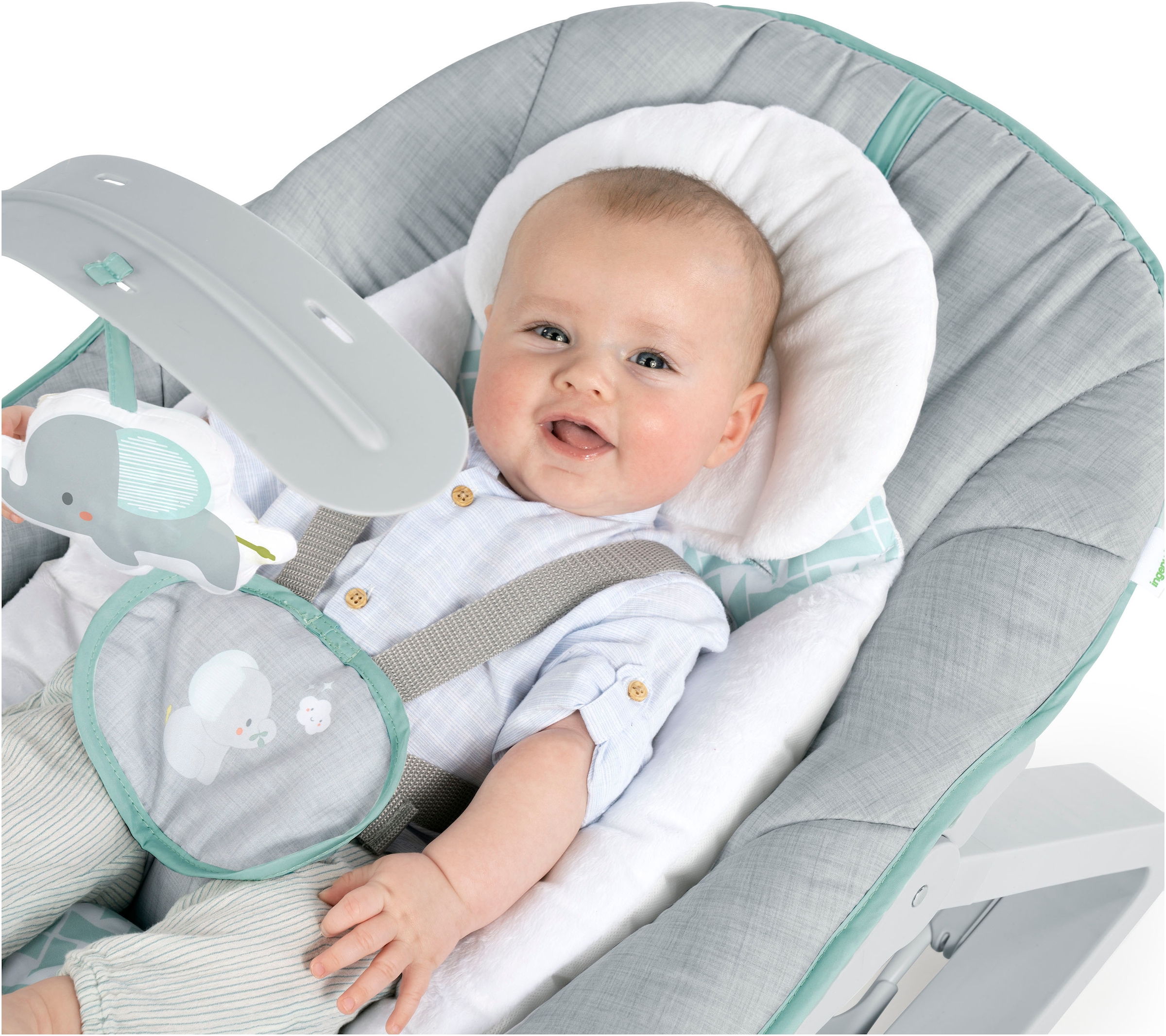 ingenuity Babywippe »Keep Cozy, Weaver«, bis 18 kg, mit abnehmbarem Hängespielzeug