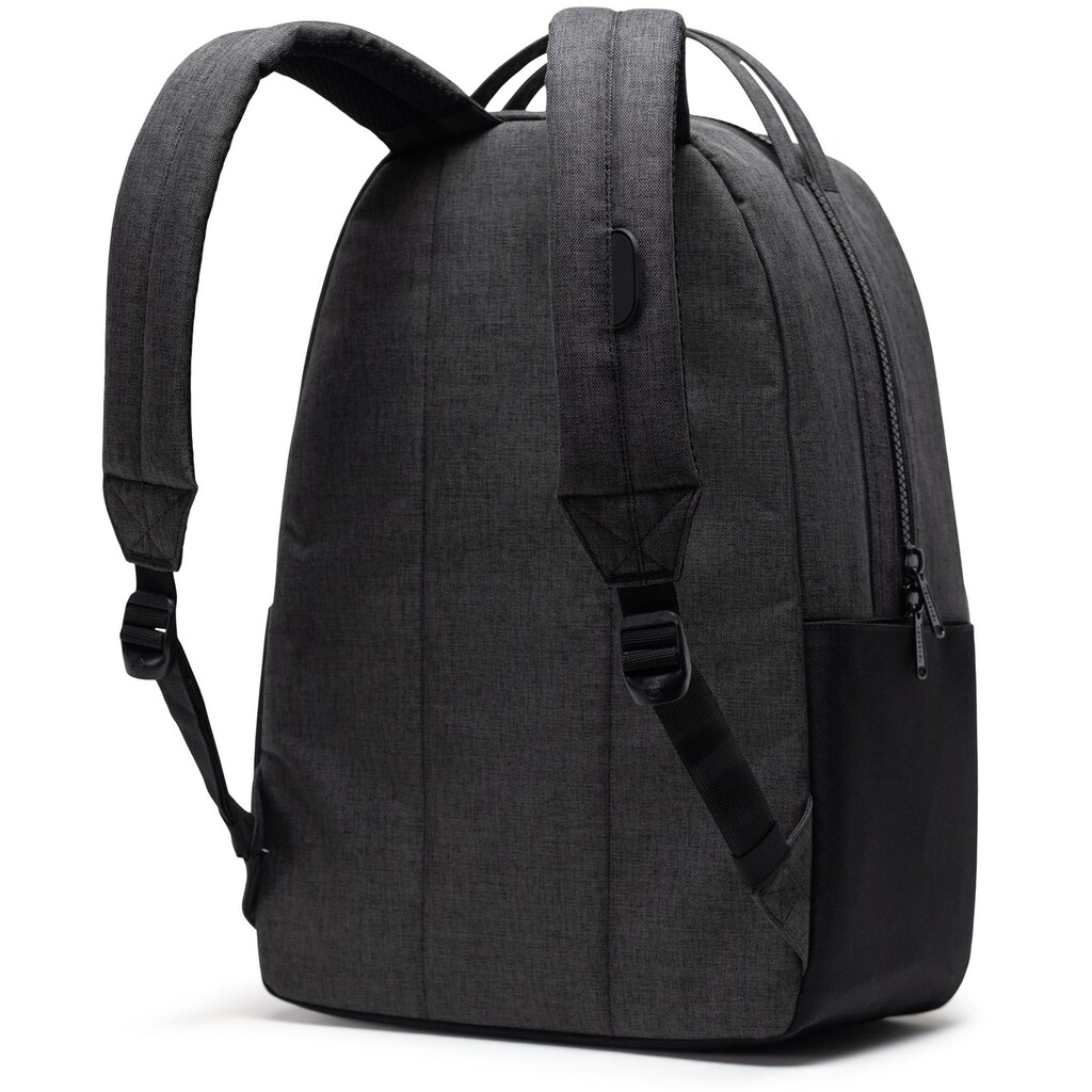 Herschel Laptoprucksack »Classic, Miller, Black Crosshatch/Black/Raven Crosshatch«, mit 15-Zoll Laptopfach