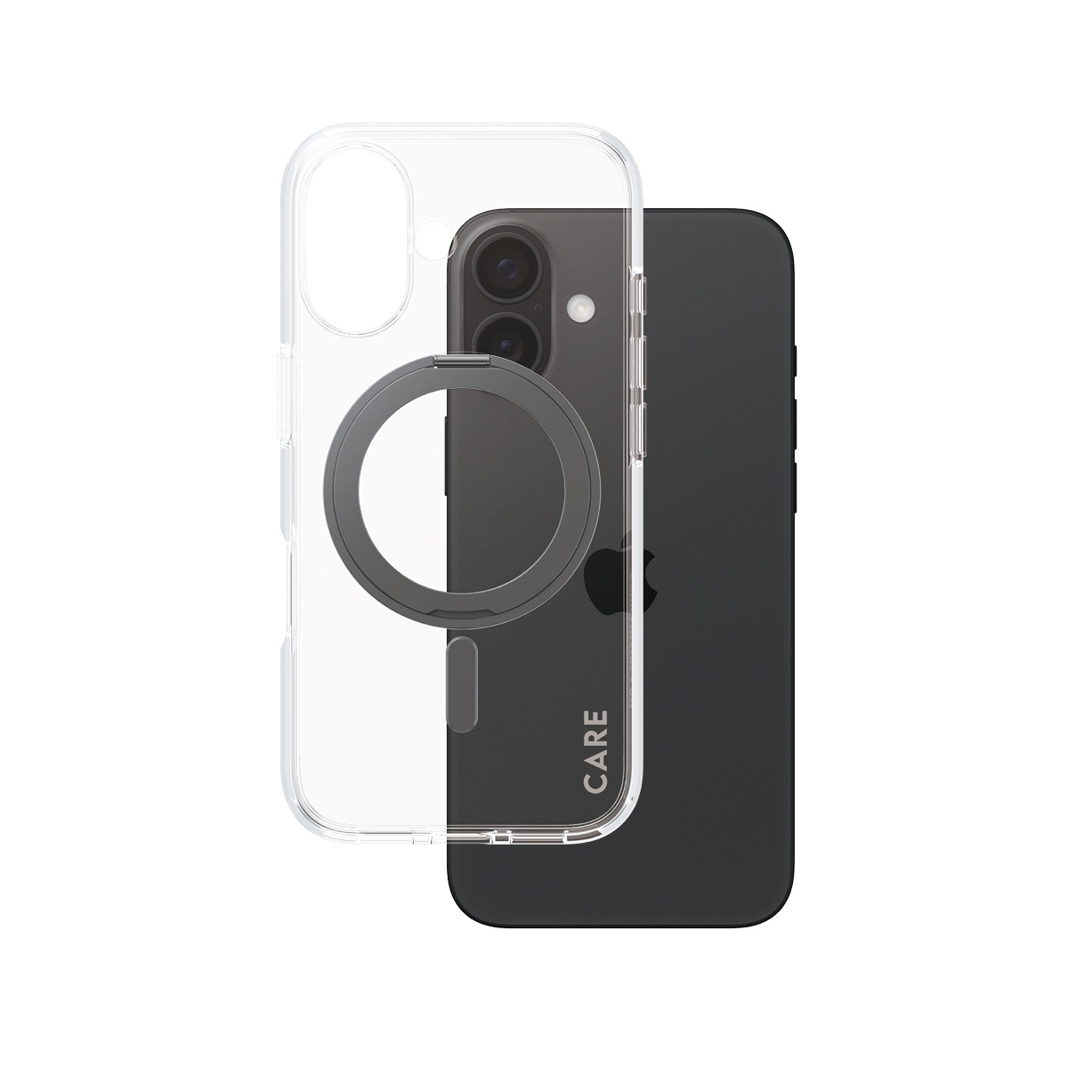 CARE by PanzerGlass Handyhülle »Kickstand Case für Apple iPhone 16«, Backcover, Schutzhülle, Handyschutzhülle, Case, Schutzcase, stoßfest