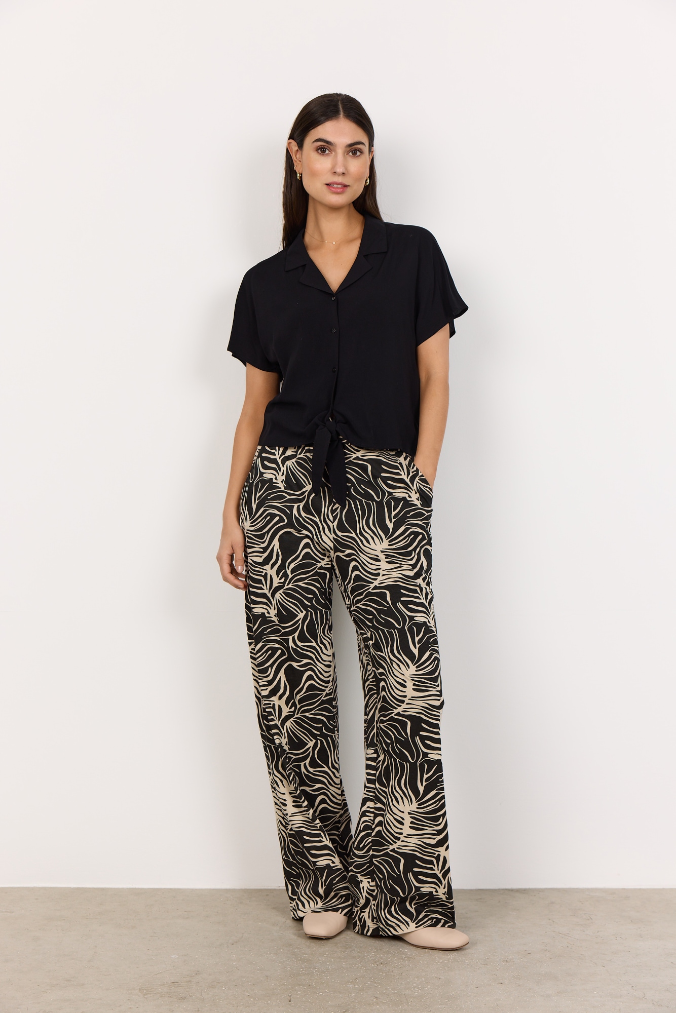 soyaconcept Kurzarmbluse »SC-RADIA 69« Viskose