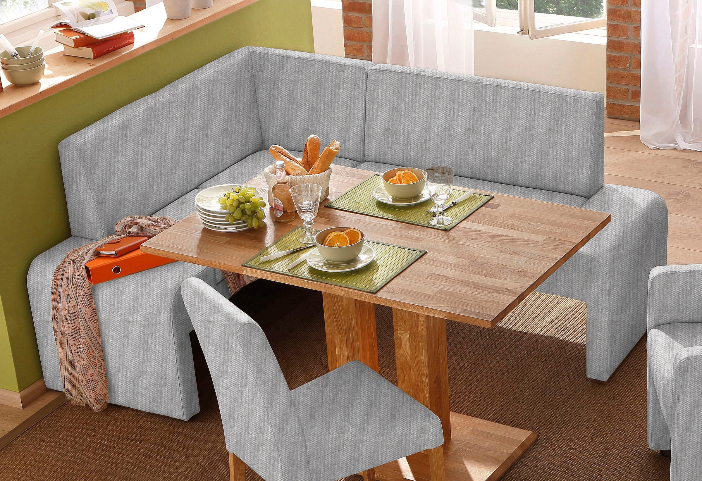 Home affaire Eckbank »Bologna« in 2 Größen (langer Schenkel 180 oder 200 cm), verschiedene Qualitäten