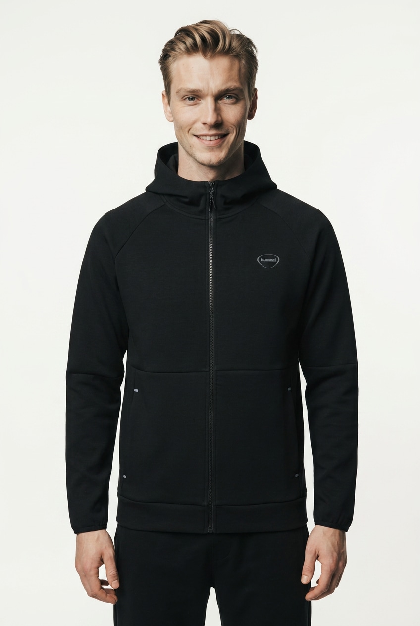 hummel Kapuzensweatjacke »HMLTECH FLEECE REGULAR ZIP HOODIE« mit Kapuze, Langarm, normale Schnittform