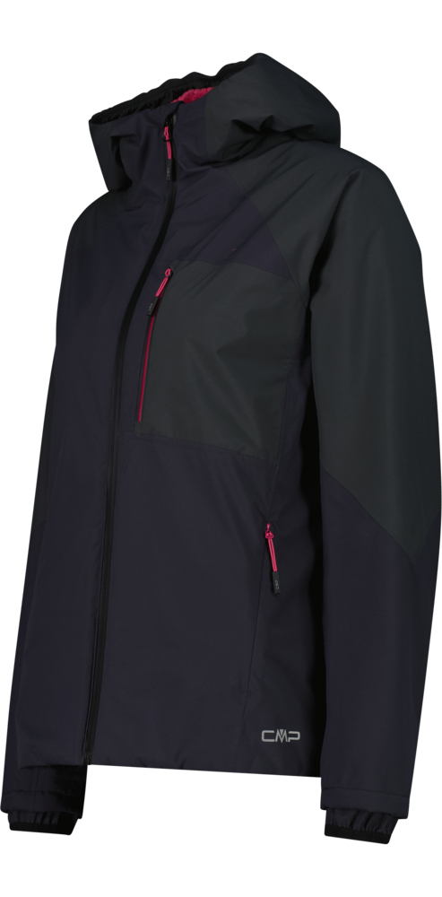 CMP Funktionsjacke »WOMAN JACKET FIX HOOD« mit Kapuze sportliche Optik, mit Kapuze, aus Polyester-Obermaterial