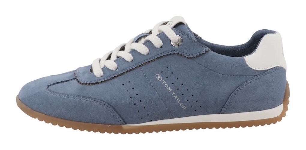 TOM TAILOR Sneaker »Cathrine«  Freizeitschuh, Halbschuh, Schnürschuh mit Kontrastbesatz