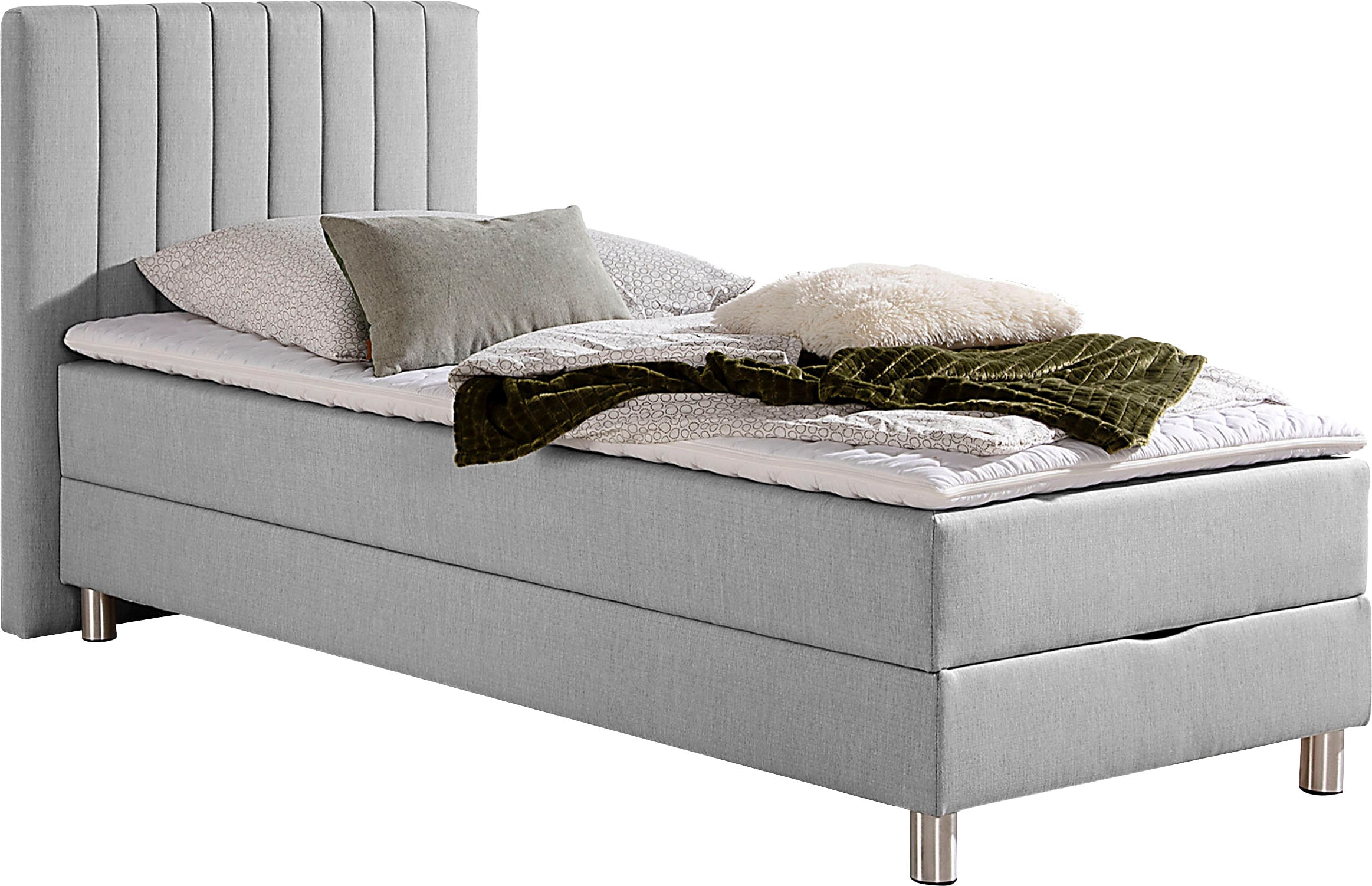 Maintal Boxbett mit Bettkasten und Kaltschaum-Topper