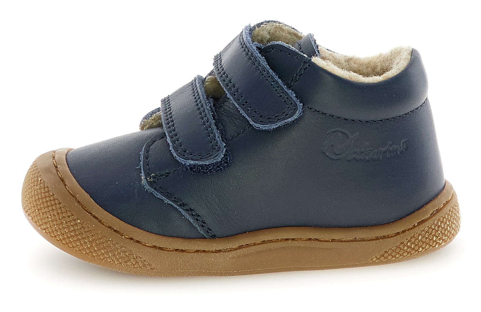 Naturino Lauflernschuh »Cocoon Wide«  Babyschuh, Klettschuh mit Wollfutter, Größenschablone zum Download