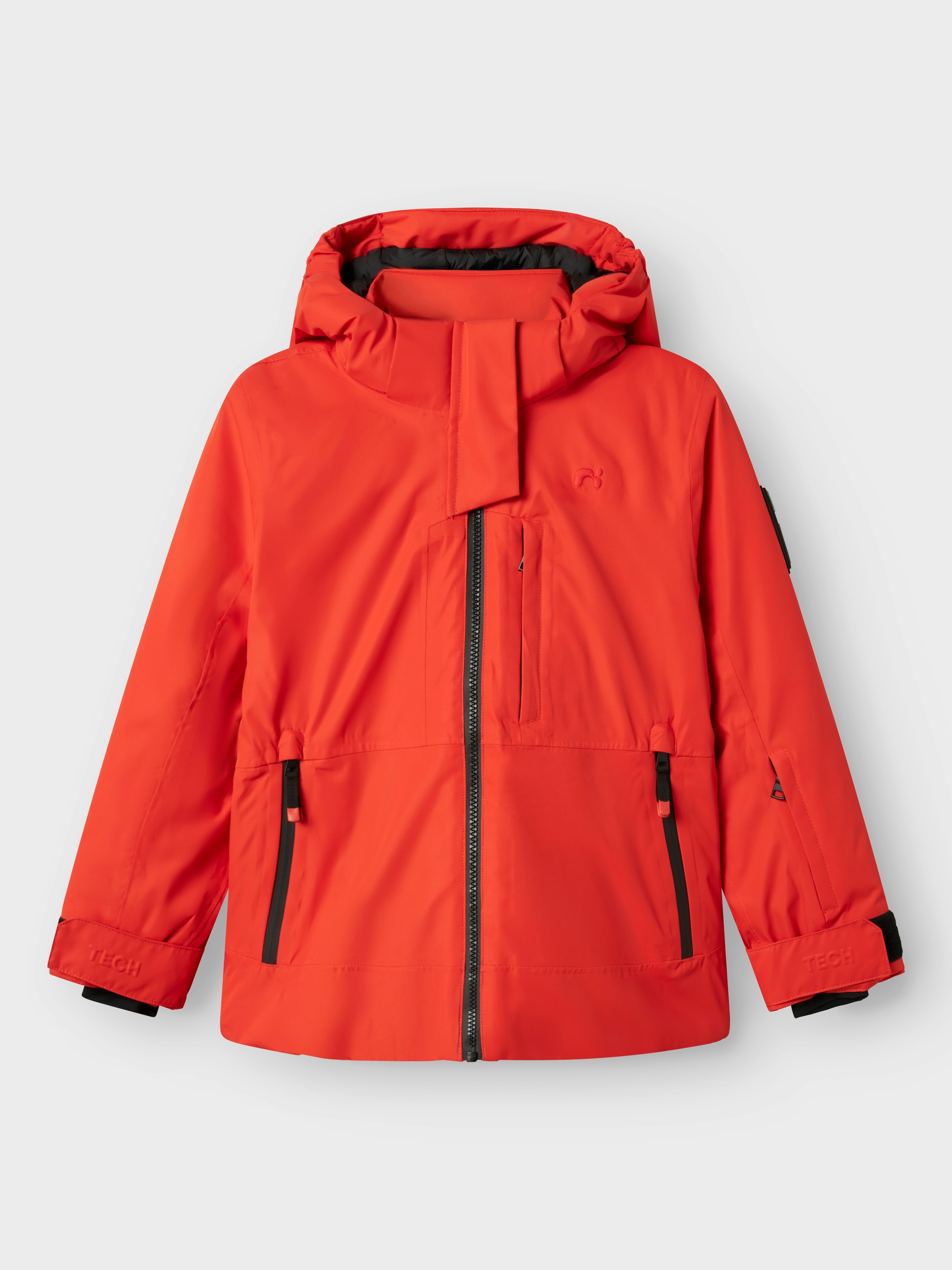 Name It Skijacke »NKNSLOPE10 JACKET SKI EDITION FO NOOS« mit Kapuze Skipasstasche, Recco-Reflektor, winddicht, wasserdicht
