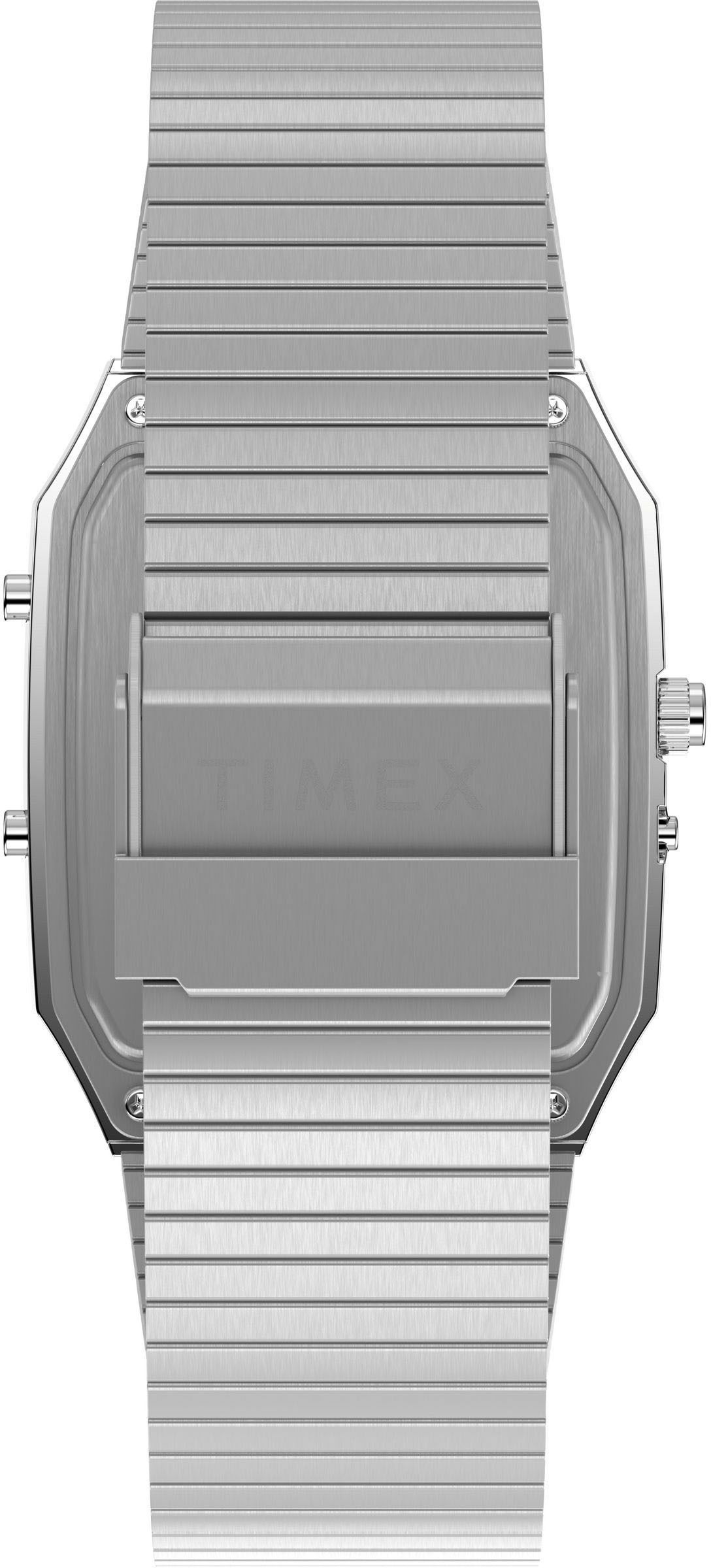 Timex Quarzuhr »REISSUE« Armbanduhr, Herrenuhr, Damenuhr,digital,Edelstahlarmband