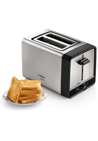 BOSCH Toaster »TAT5P420DE DesignLine«, 2 kurze Schlitze, 970 W kaufen