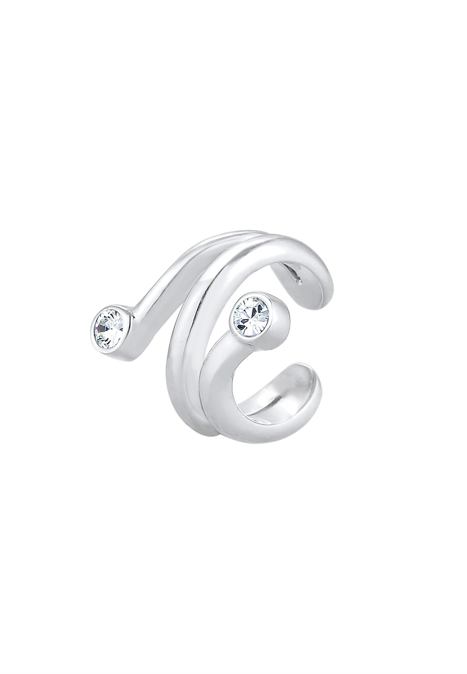 Elli Ohrklemme »Ohrringe Single Earcuff Ohrklemme 925 Silber, mit Kristallen von Swarovski®«