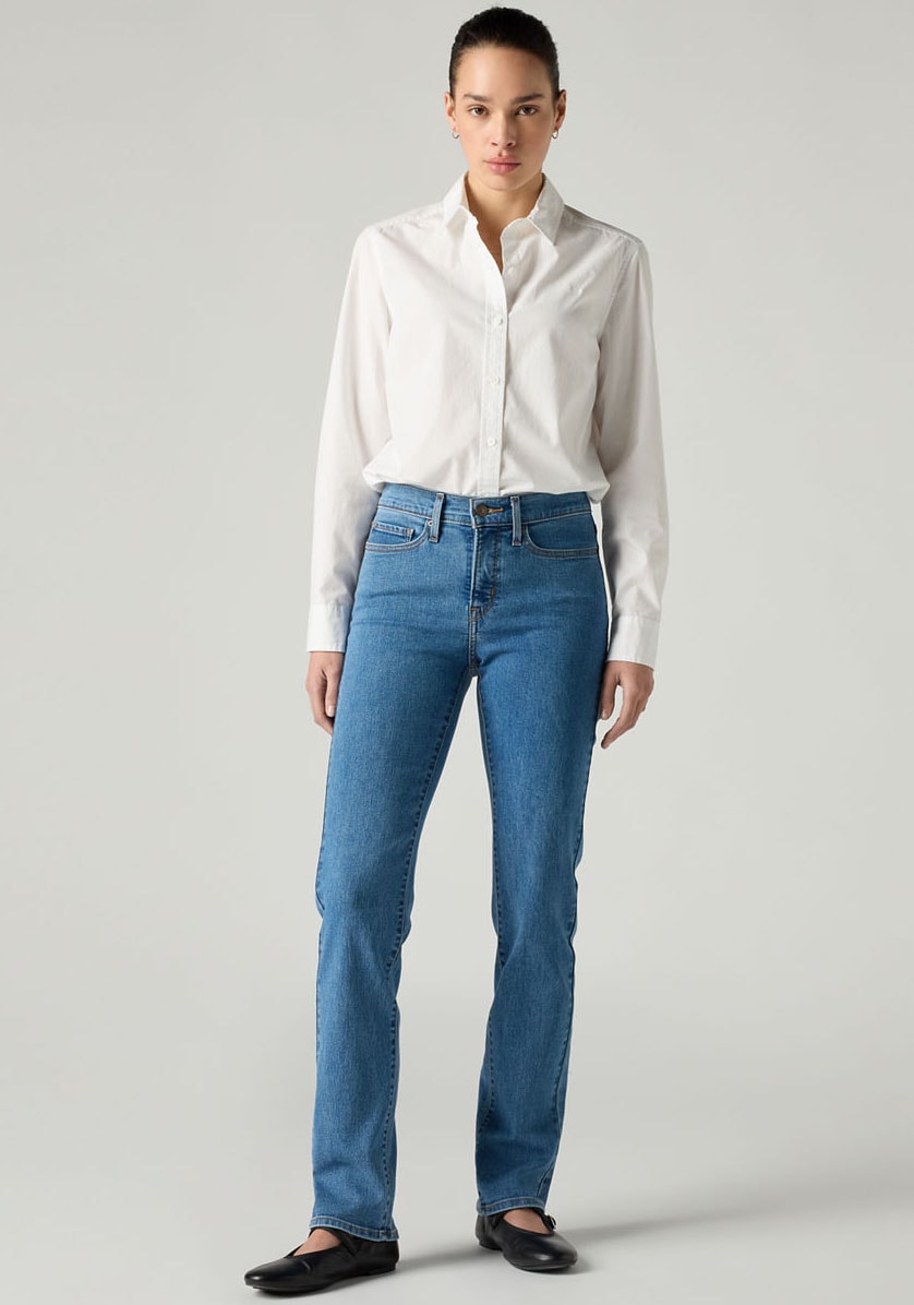 Levi's® Gerade Jeans »314 Shaping Straight« mit Stretch