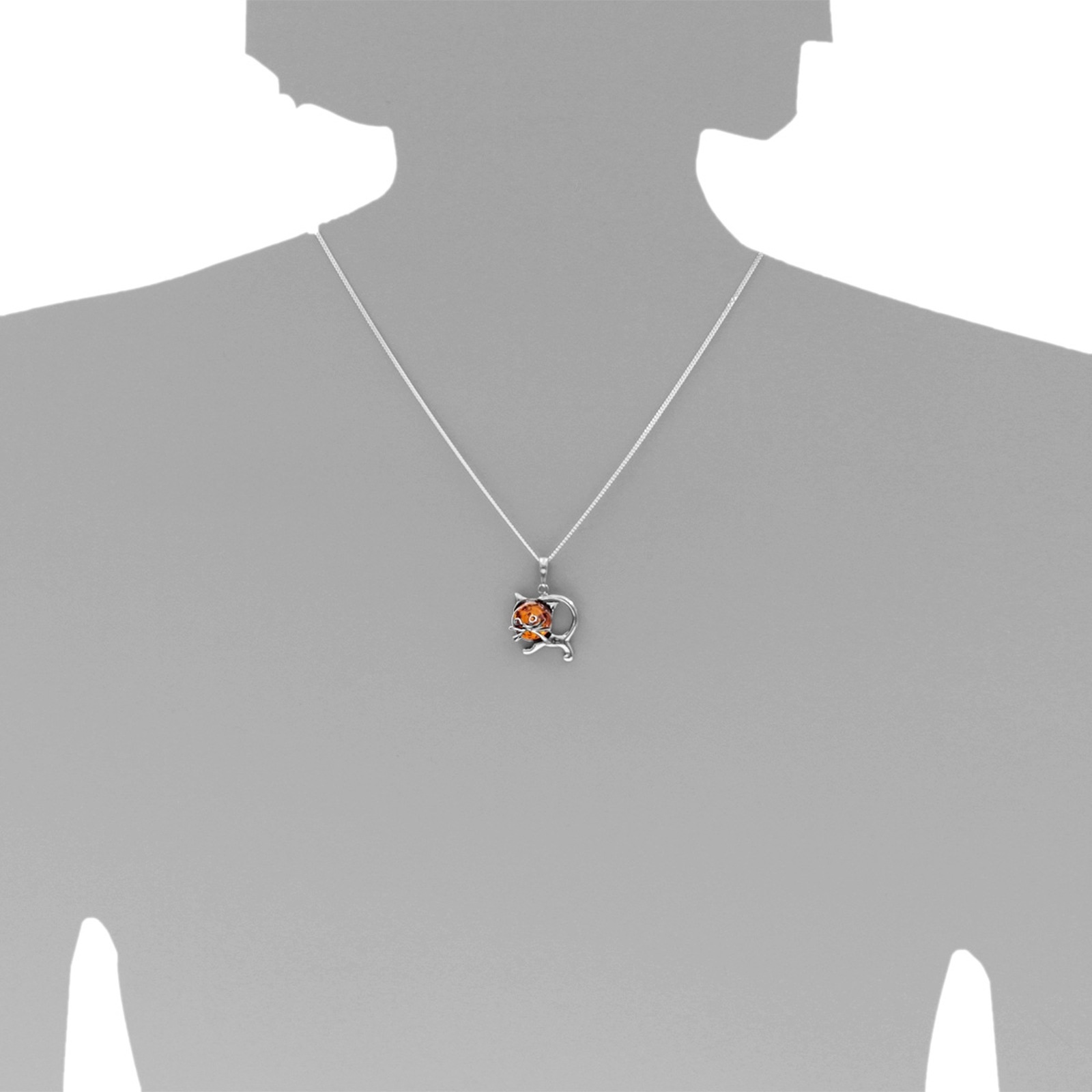 OSTSEE-SCHMUCK Kettenanhänger »- Minka - Silber 925/000 - Bernstein«