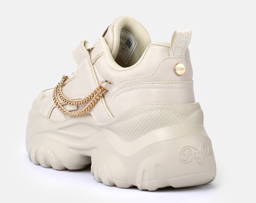 Buffalo Plateausneaker »Bliss Chain«  Halbschuh, Schnürschuh, Chunky Sneaker mit Zierkette