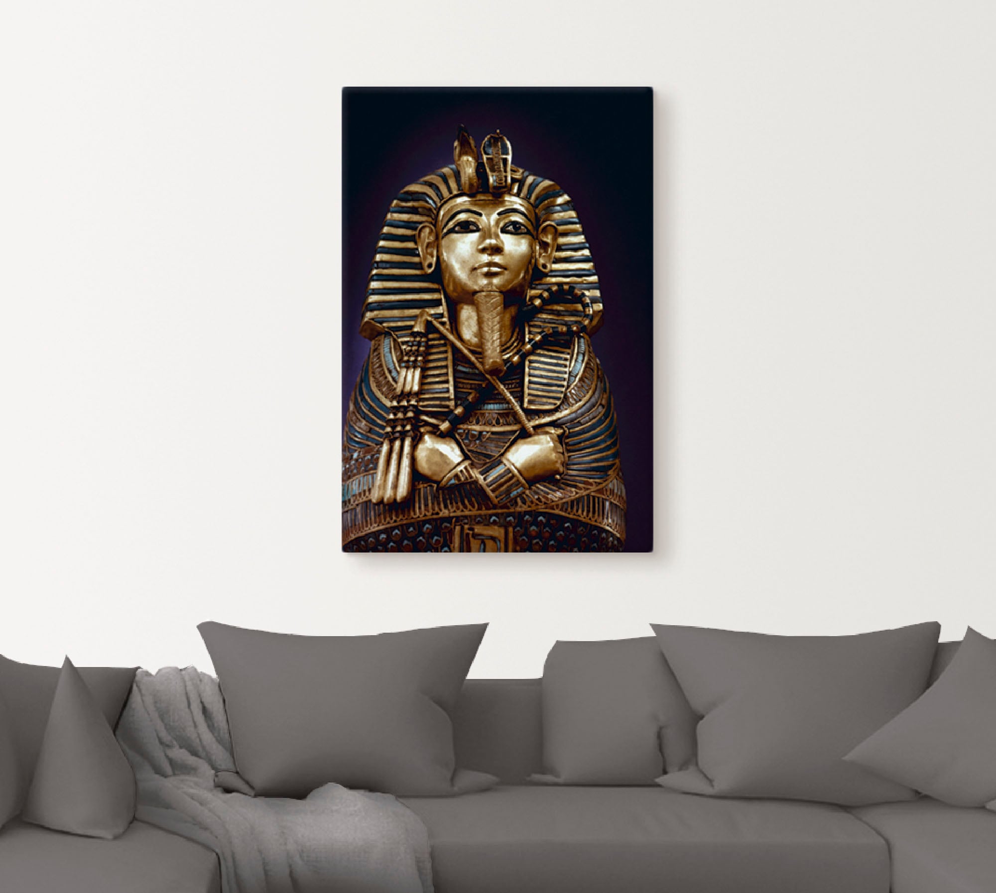 Artland Wandbild »Grabbüste von König Tutanchamun« Menschen 1 Stk. tlg. als Leinwandbild, Poster in verschied. Größen