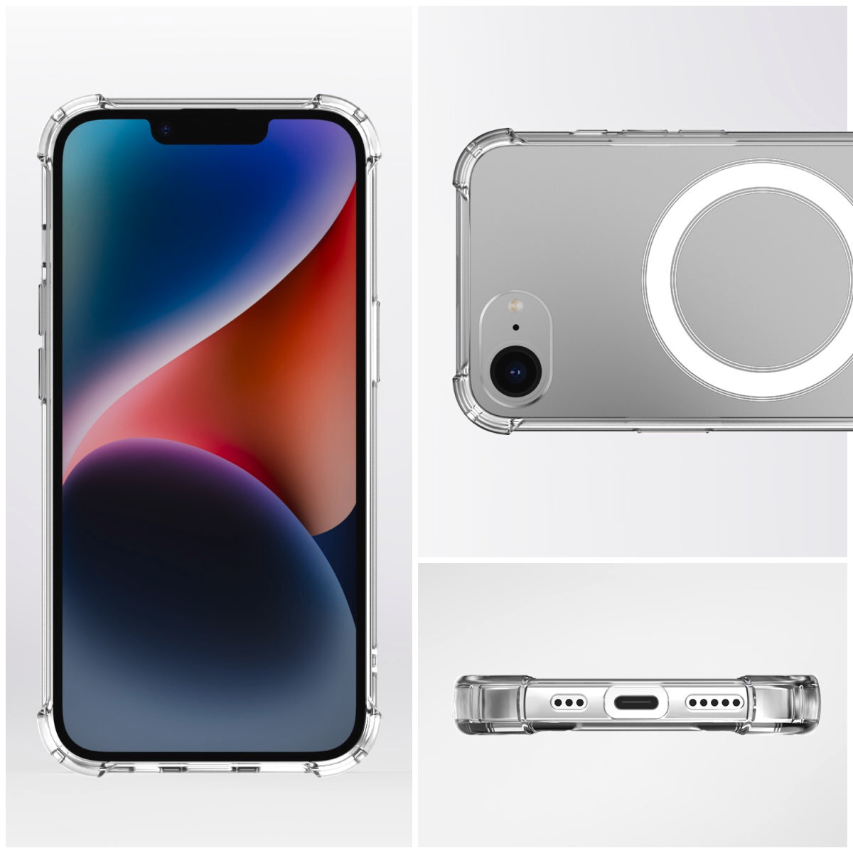4smarts Handyhülle »Hybrid Case Ibiza für Apple iPhone SE (4. Gen)«, Backcover, Schutzhülle, Handyschutzhülle, Case, Schutzcase, stoßfest