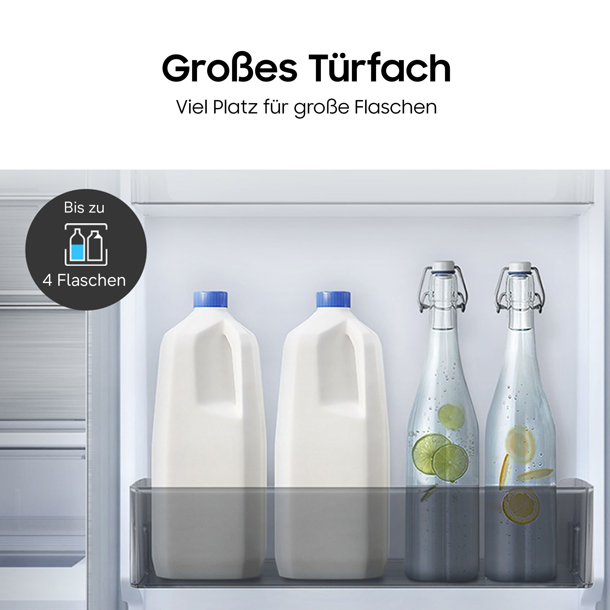 Samsung Kühl-/Gefrierkombination 7300 Serie »RL38C602CB1« 203 cm hoch 59,5 cm breit