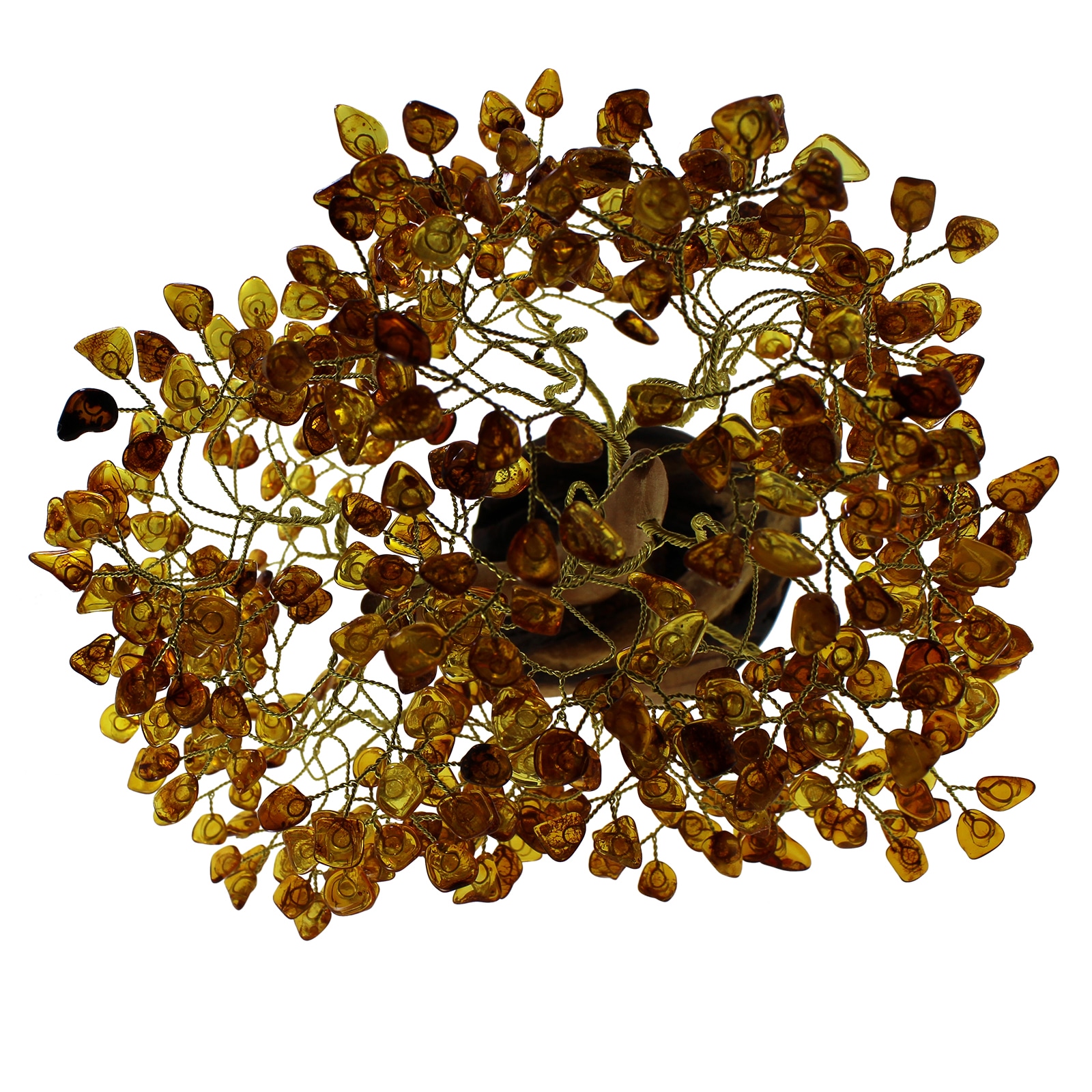 OSTSEE-SCHMUCK Dekobaum »- 20 cm, 432 Bernsteine - Bernstein -,«