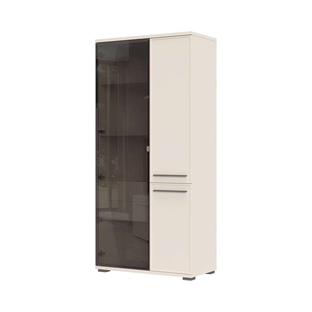 OTTO home Vitrine »Opera, Showcase mit Parsol-Sicherheitsglas im modernen Look« UV lackiert, Soft Close Funktion, Höhenverstellbare Füße