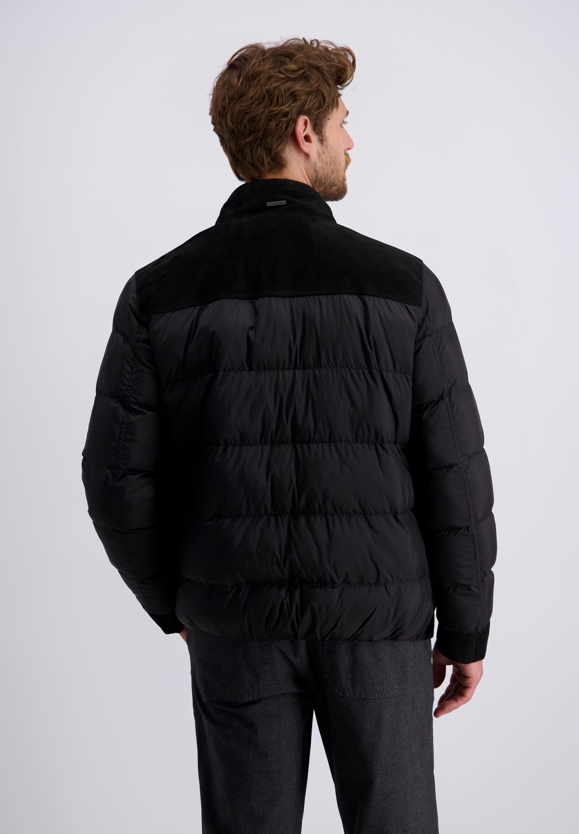 Pierre Cardin Lederjacke »Pierre Cardin Jacke« ohne Kapuze aus Leder