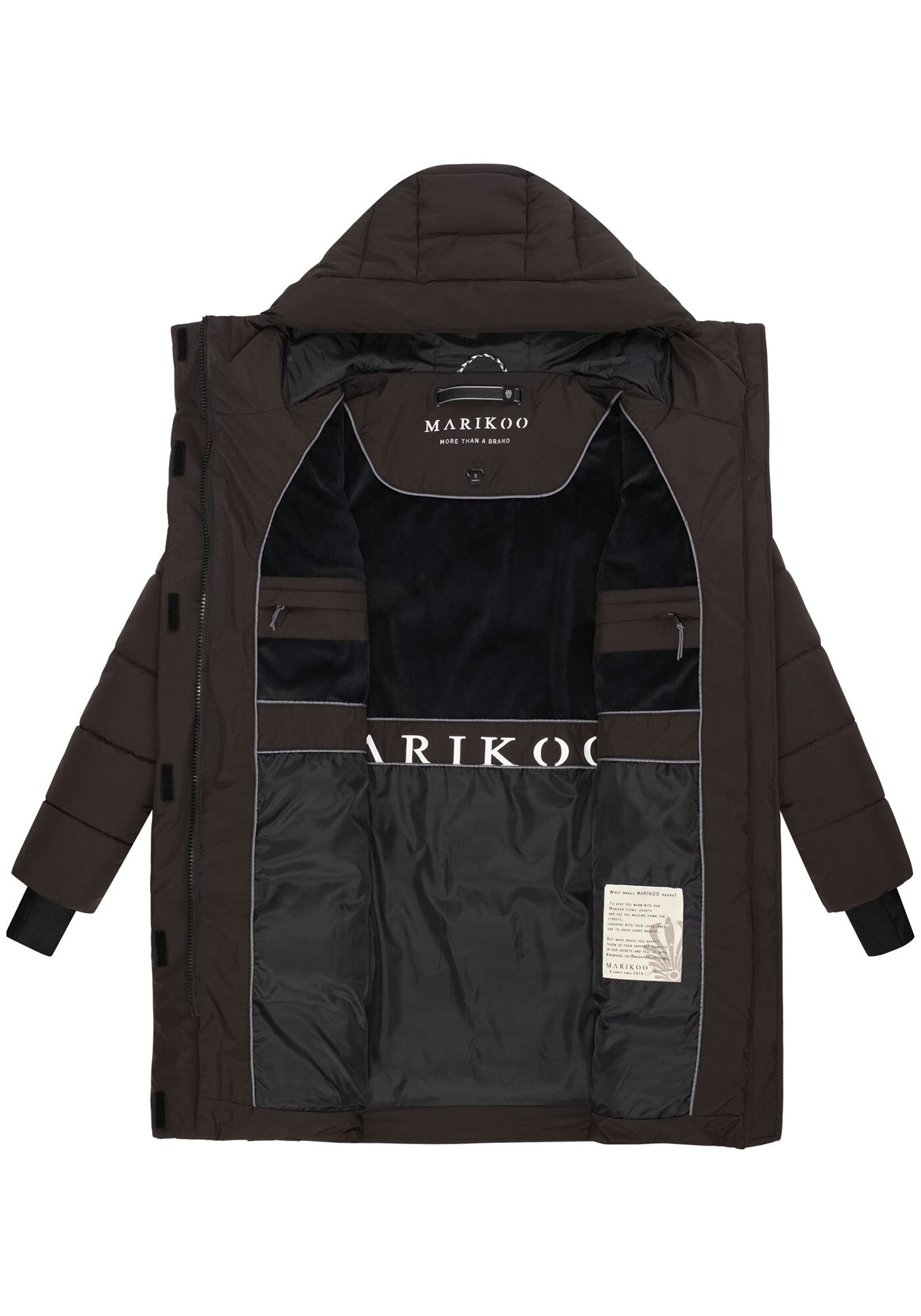 Marikoo Winterjacke »Marikoo Kaituu Damen Winter Steppjacke N008«