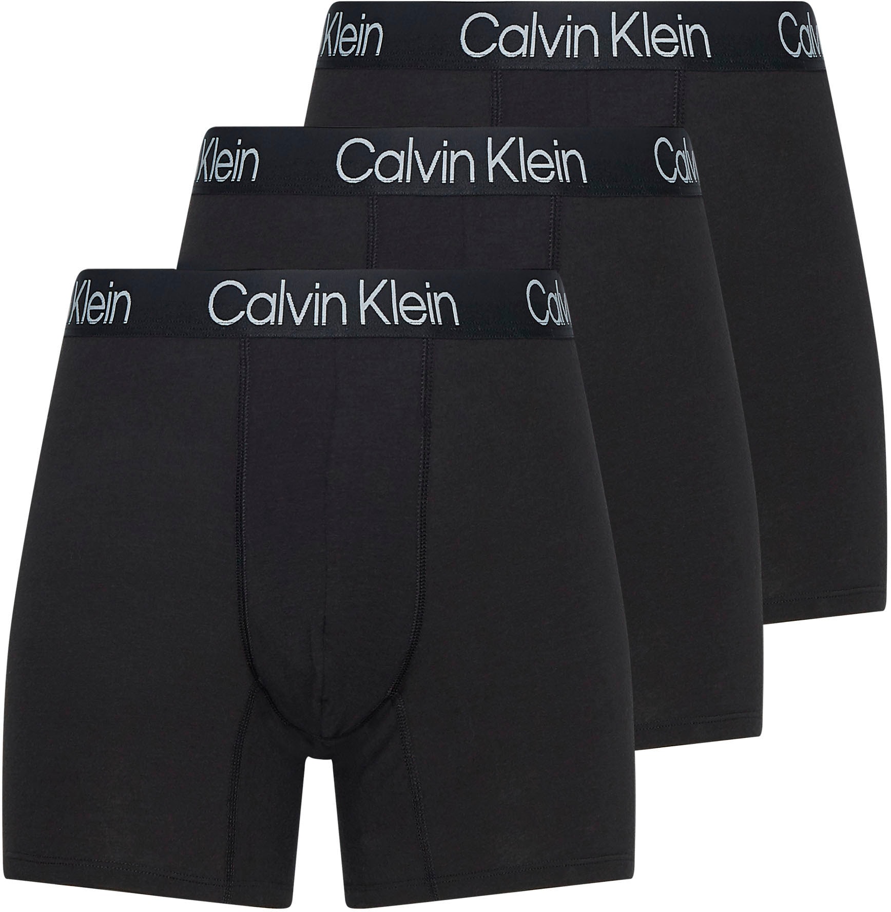 Calvin Klein Underwear Boxer, (Packung, 3 St.), mit Logoschriftzug auf dem Bund