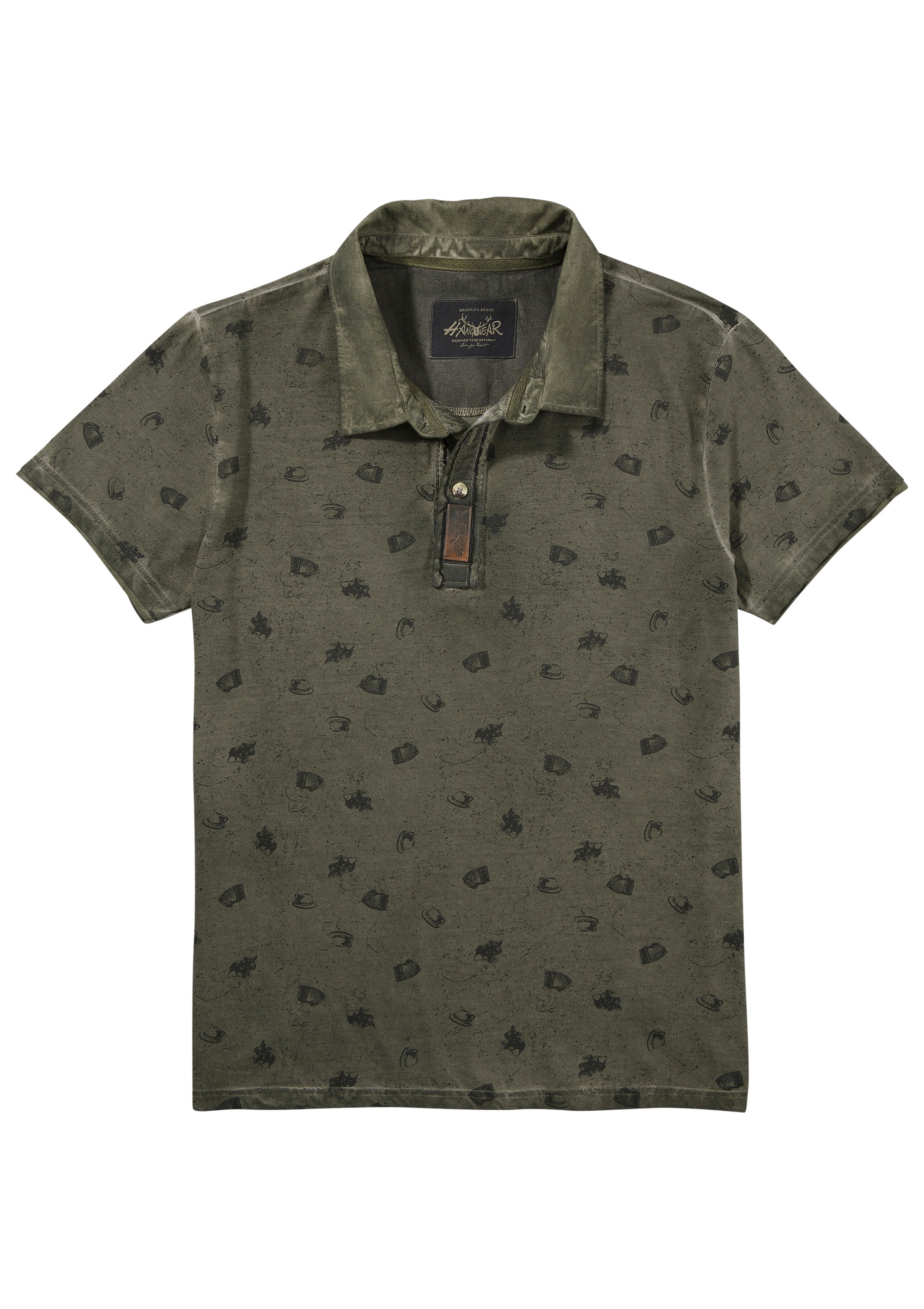 Hangowear Trachtenshirt, mit Printelementen