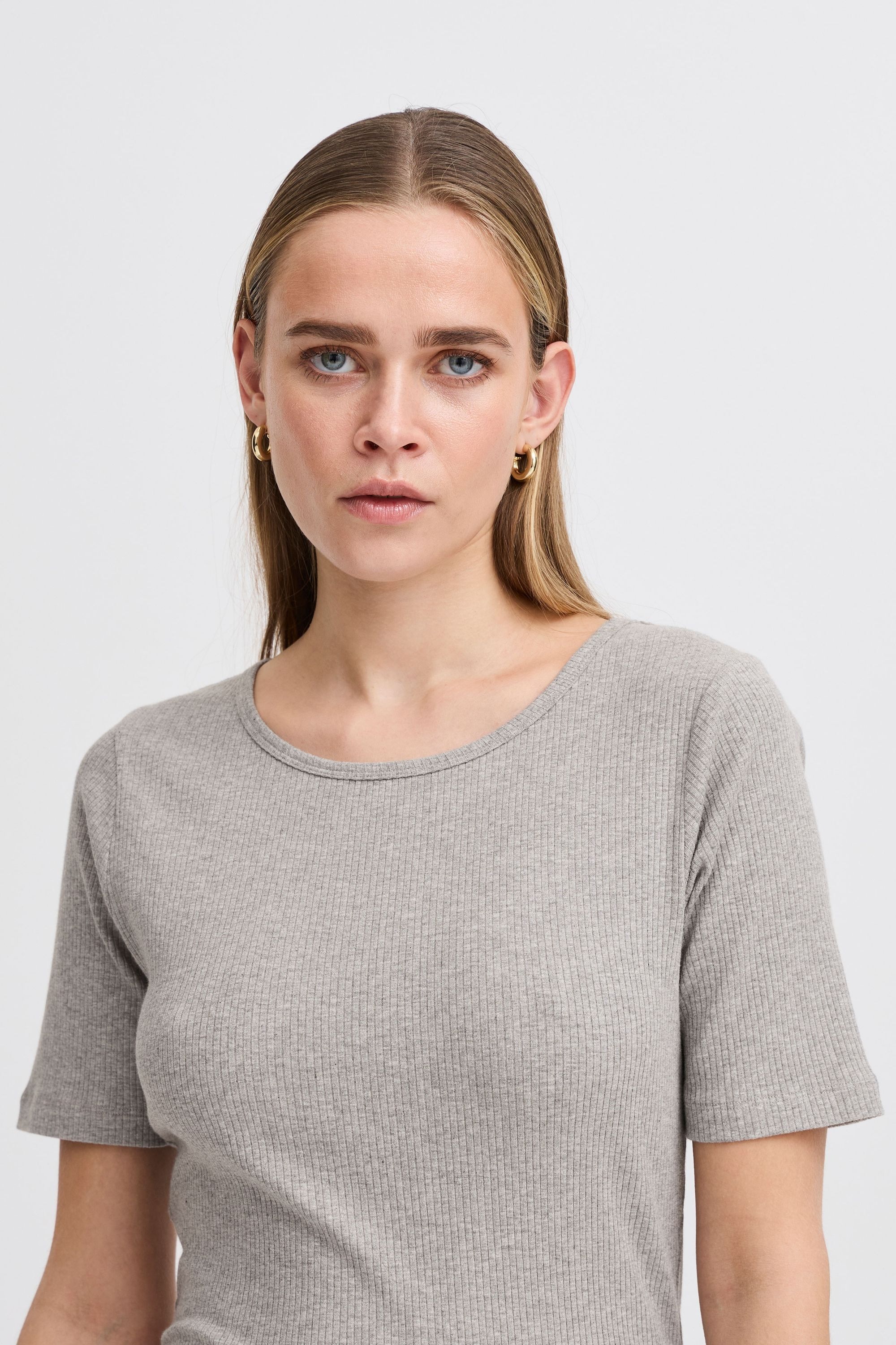 Ichi T-Shirt »T-Shirt IHPALMER RIB SS«