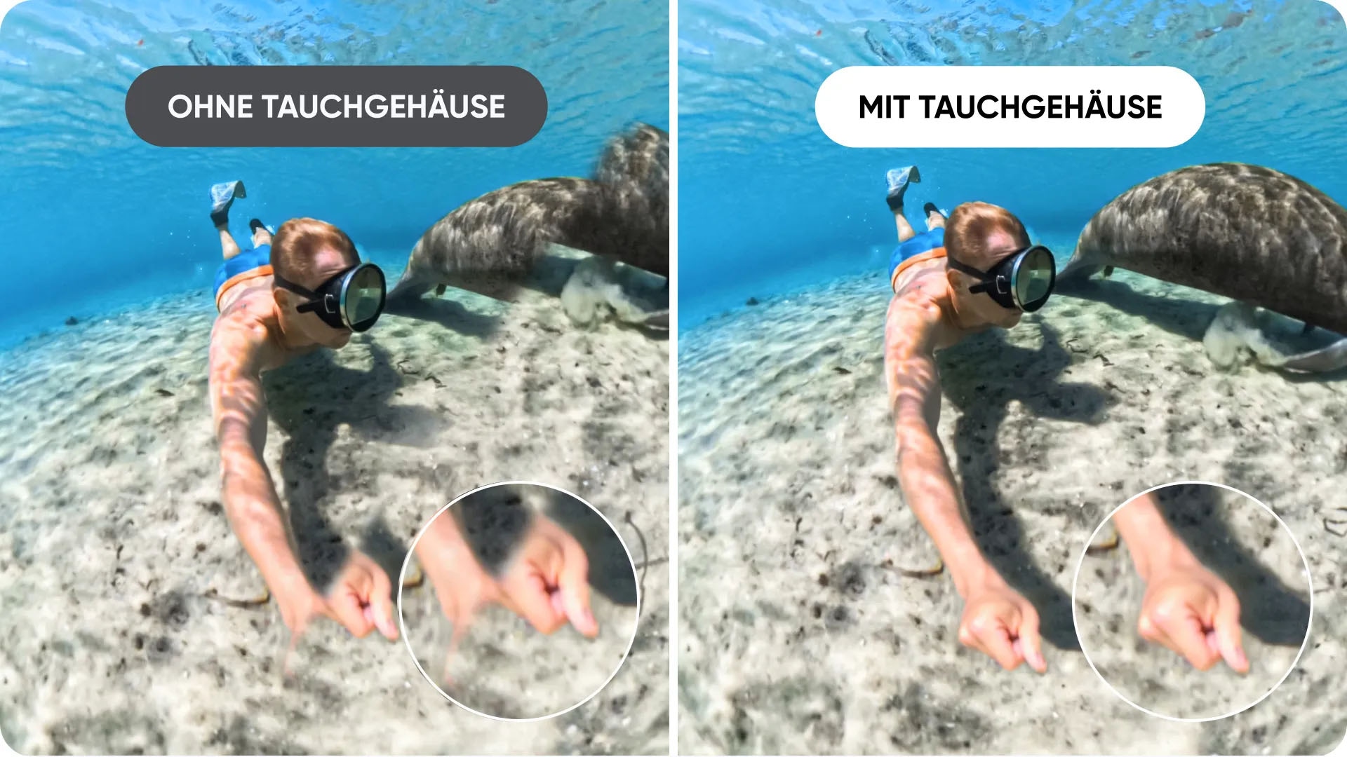 Insta360 Unterwassergehäuse »X5 Unsichtbares Tauchgehäuse«