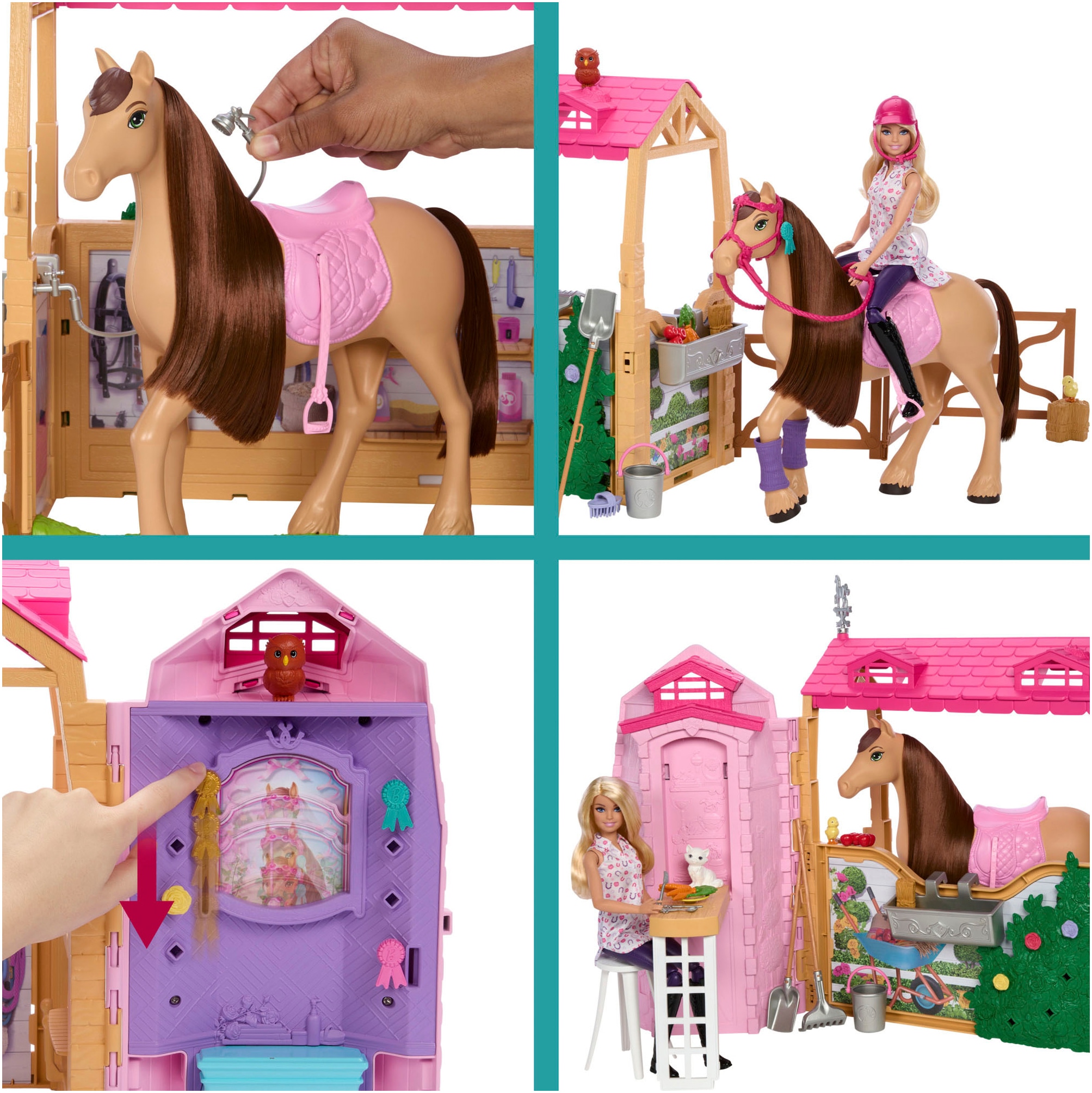 Barbie Spielwelt »Barbie Mysteries: Das geheimnisvolle Pferdeabenteuer-Spielset«