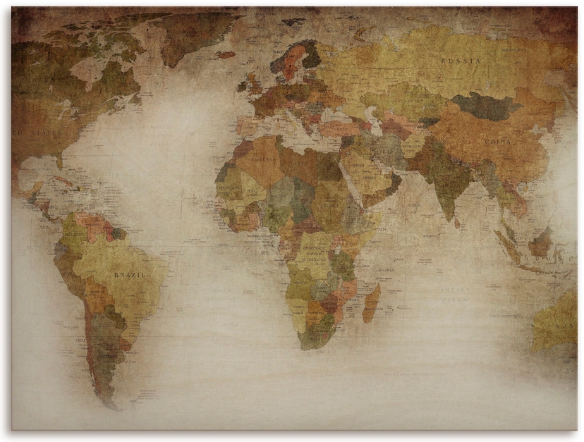 Reinders! Deco-Panel »Weltkarte - OTTO kaufen antik« bei online