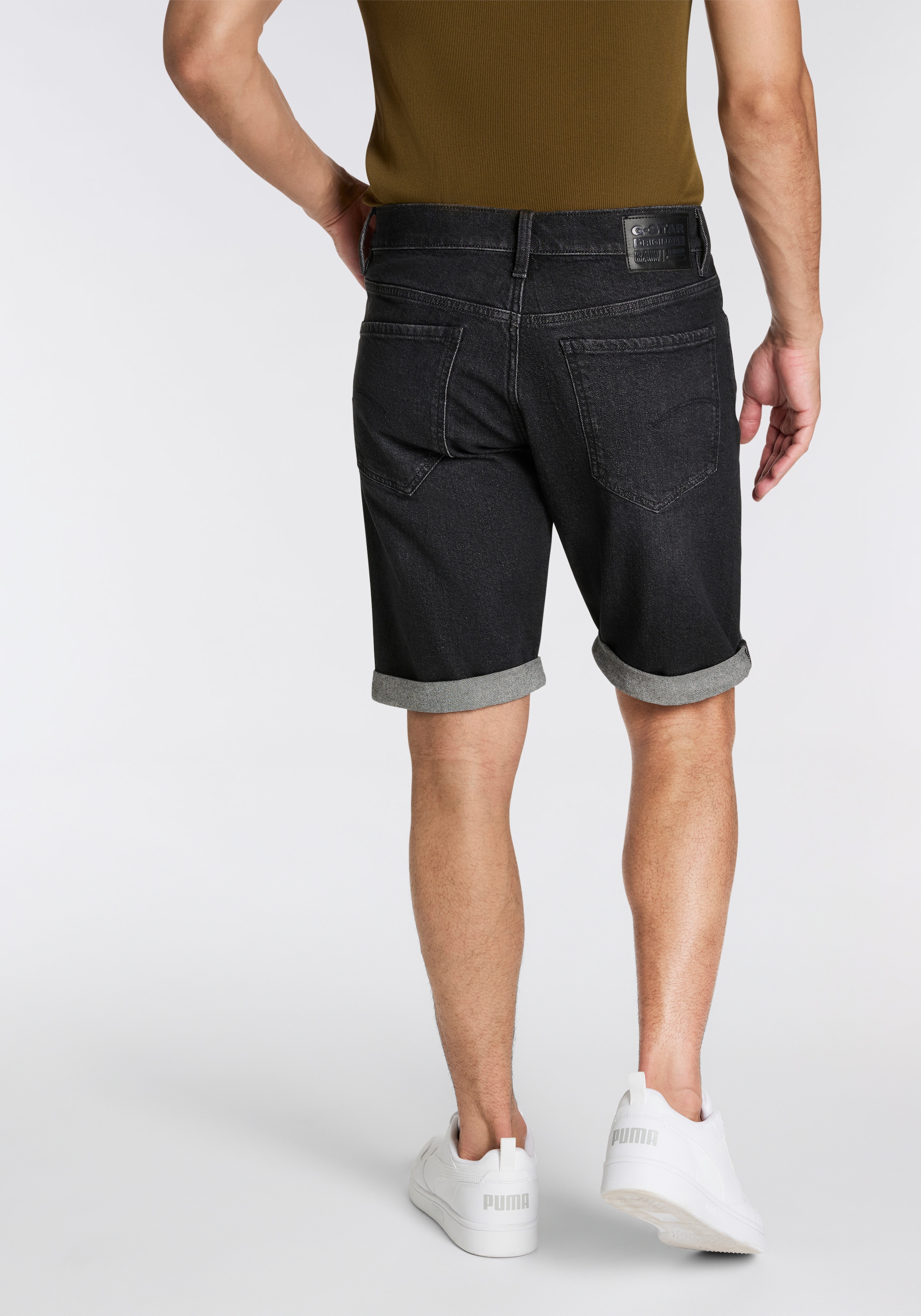 G-STAR Jeansshorts »Mosa«, mit Umschlagsaum