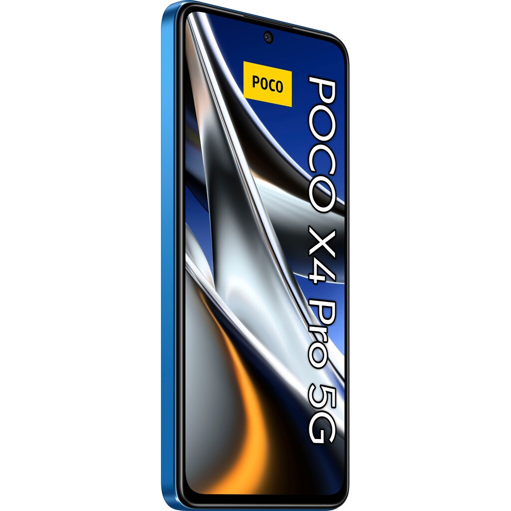 Xiaomi Smartphone »POCO X4 Pro 5G«, Laser Blue, 16,94 cm/6,67 Zoll, 256 GB Speicherplatz, 108 MP Kamera