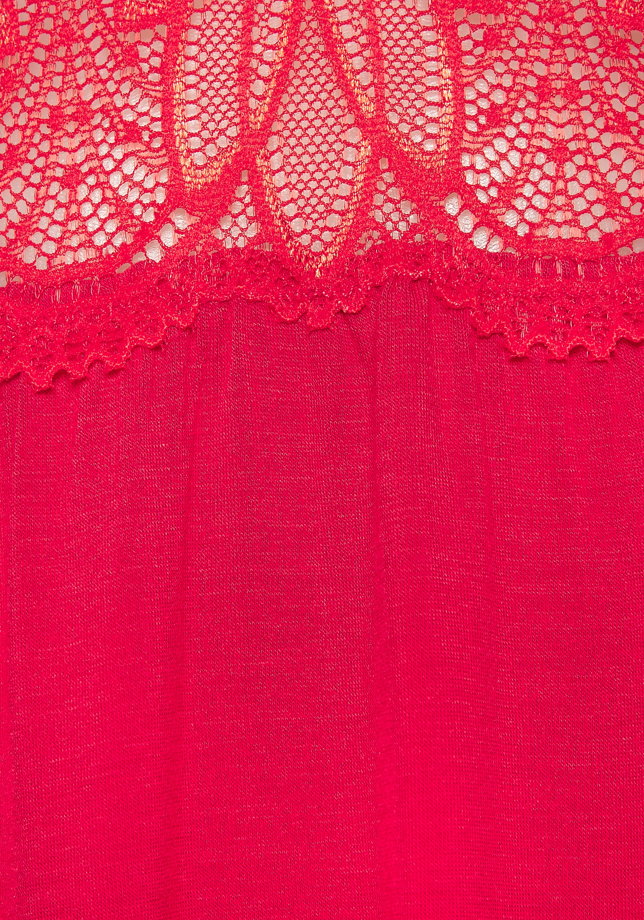 LASCANA Negligé 1-teilig,  Mit schönen Spitzendetails