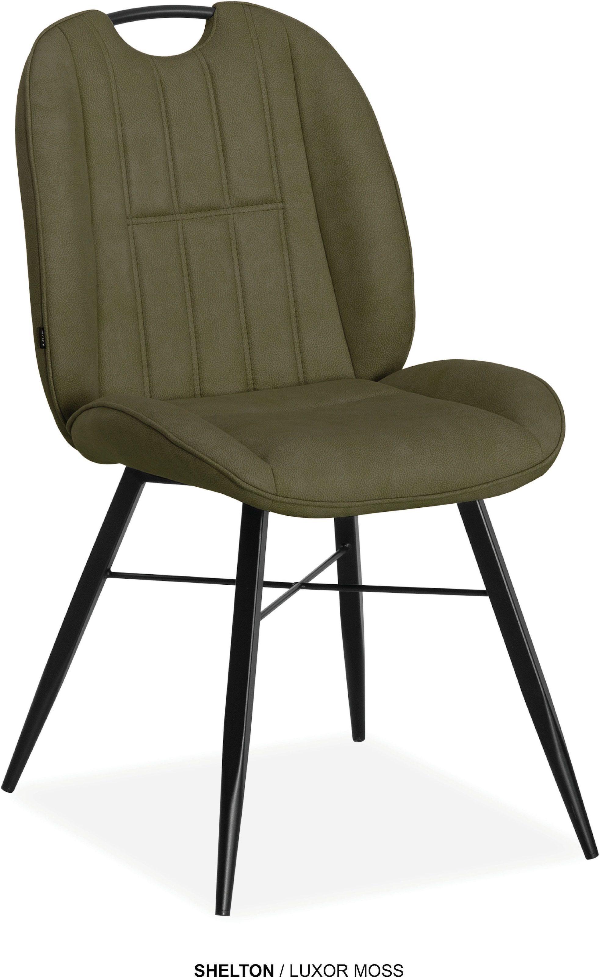 OMG Design Esszimmerstuhl »Shelton« (Set) 1 Stk.Esszimmerstuhl, pflegeleichter Bezug, mit Handgriff