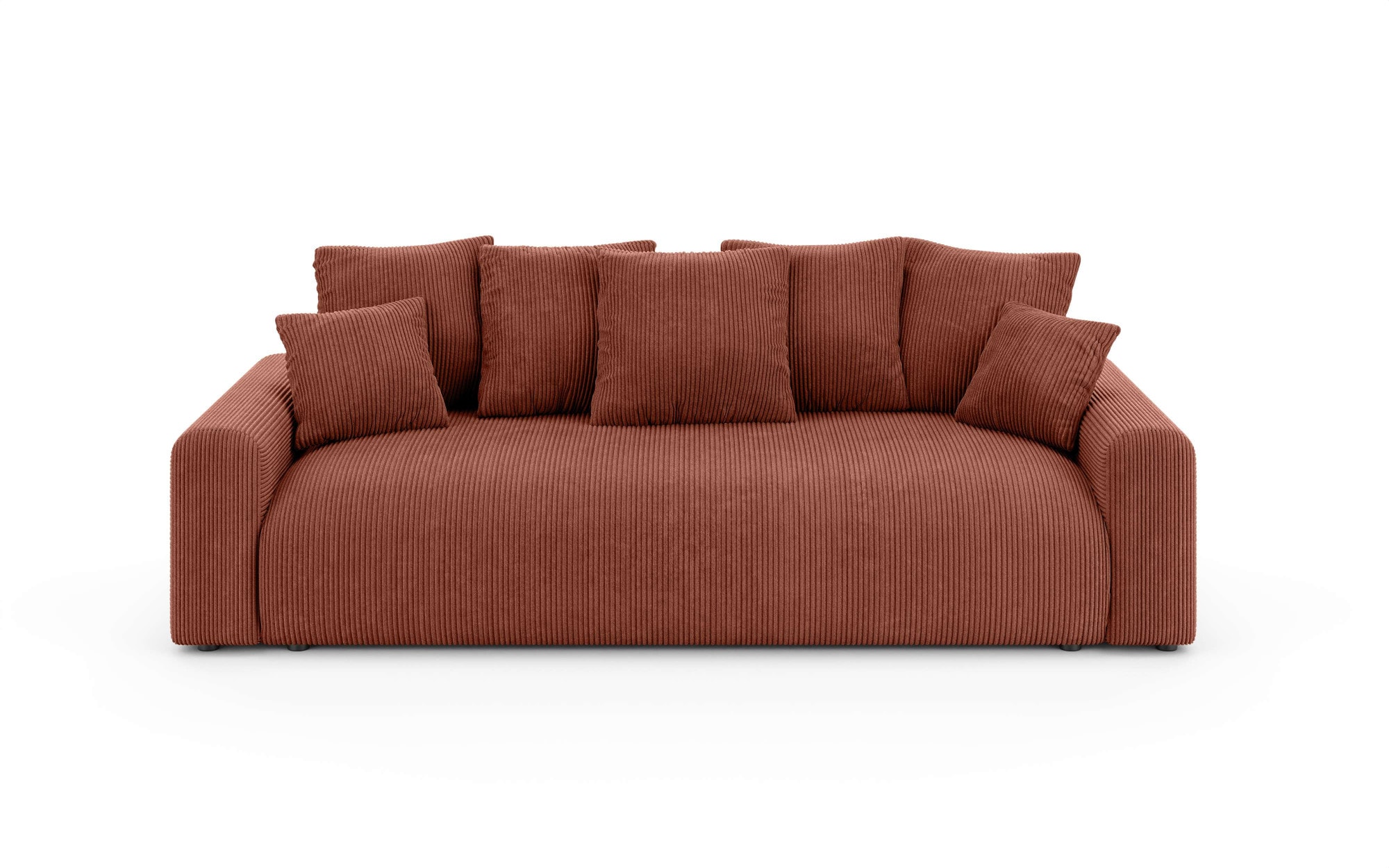 Home affaire Big-Sofa »LAKESIDE klein 3-Sitzer Schlafsofa mit Bettkasten, Breite 238 cm« Liegefläche 149x195 cm, hoher Sitzkomfort, Maße B/T/H: 238/98/85cm
