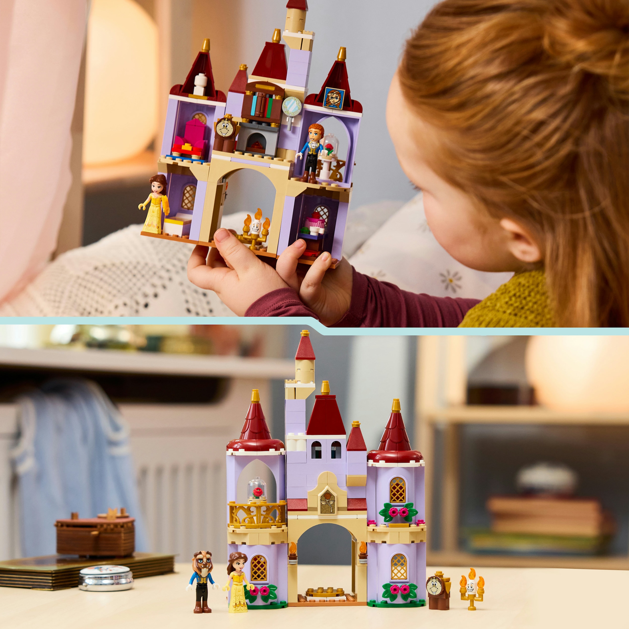 LEGO® Konstruktionsspielsteine »Das verzauberte Schloss von Belle und dem Biest (43289)« LEGO Disney Princess; Made in Europe