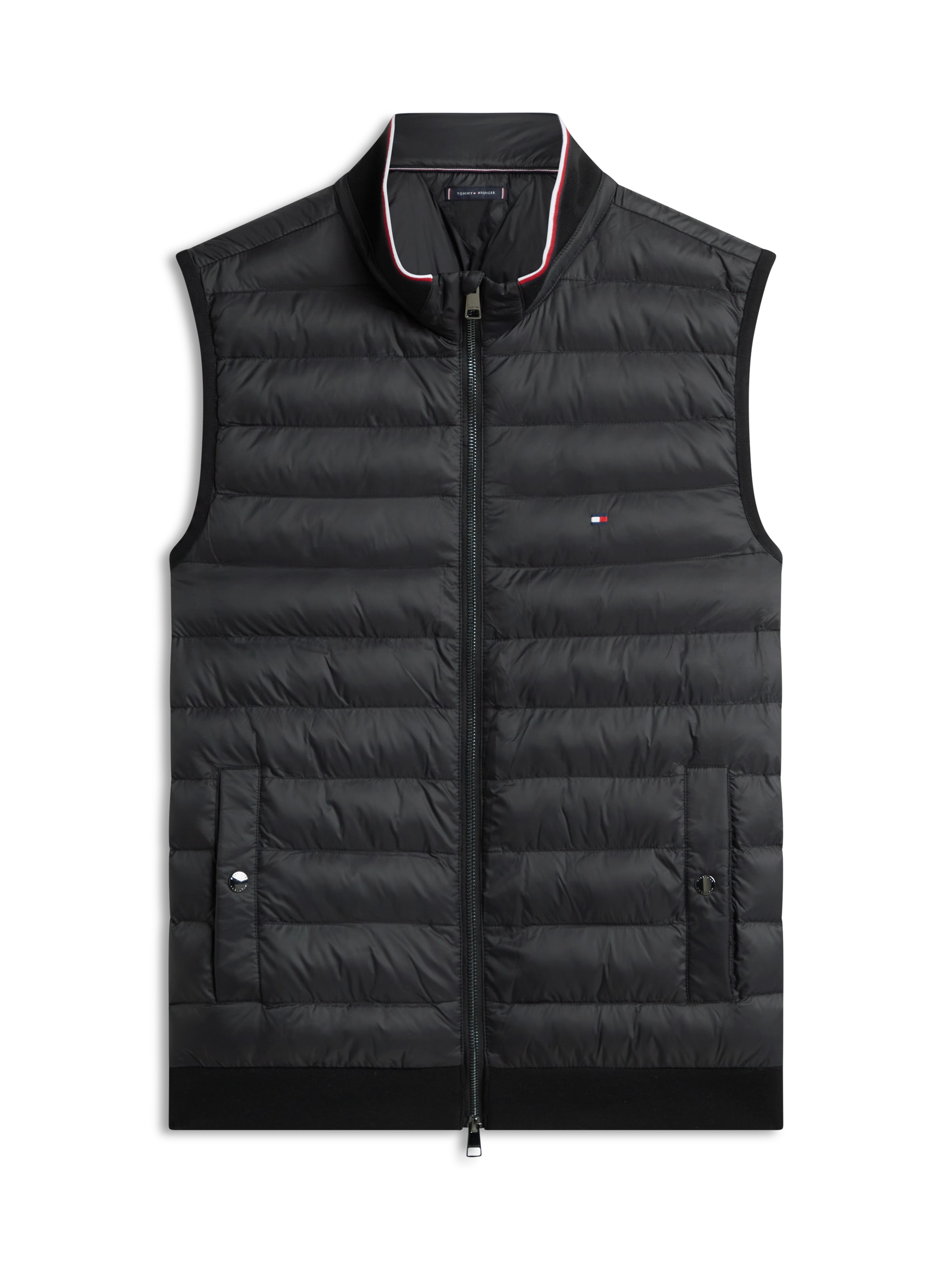 Tommy Hilfiger Steppweste »MIX MEDIA« Stehkragen, 2-Wege-Reißverschluss