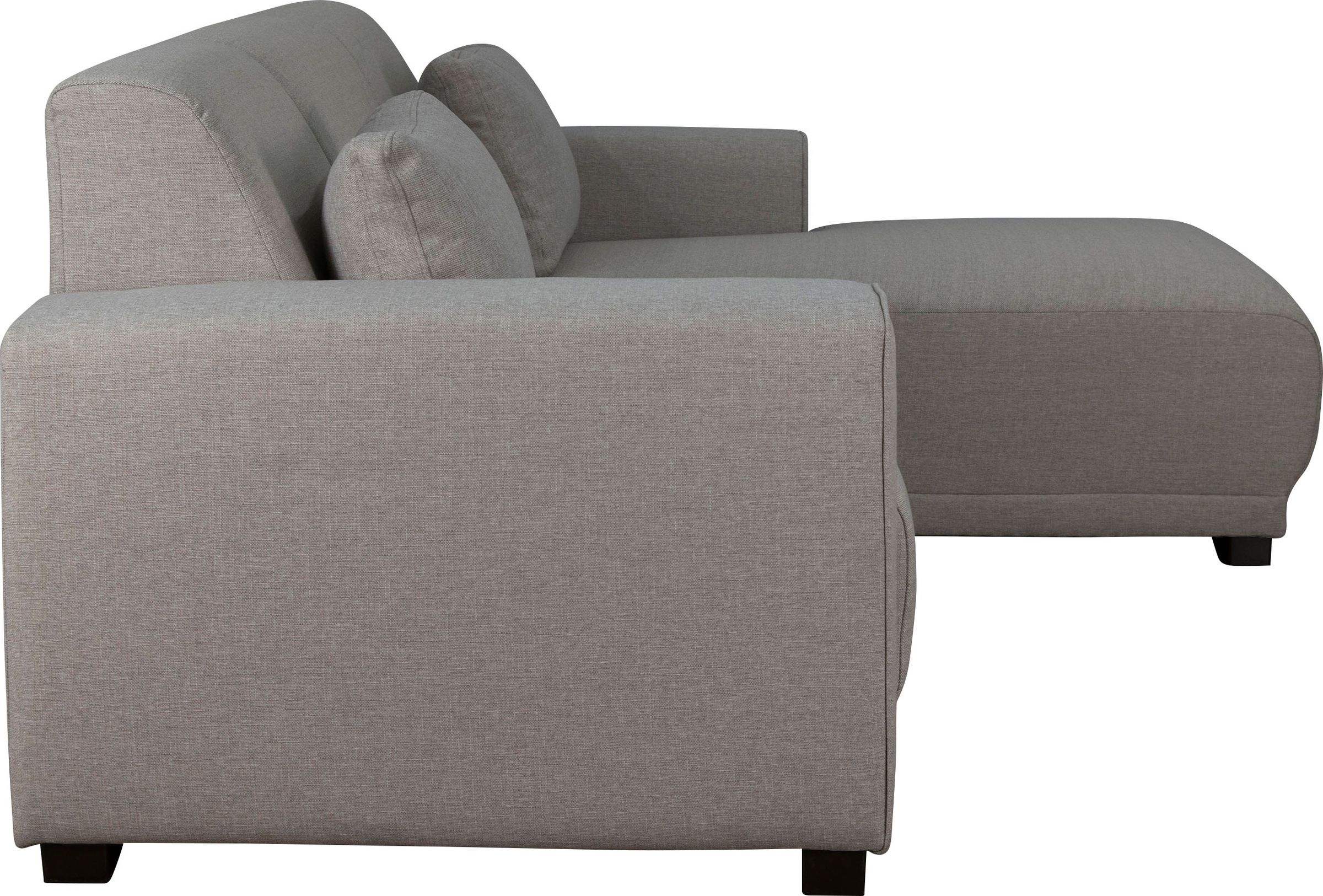 Home affaire Ecksofa »BORNHOLM L-Form mit Recamiere, Maße B/T/H: 234/162/85 cm«, Recamiere links oder rechts bestellbar, Wellenfederung, inkl. 2 Kissen