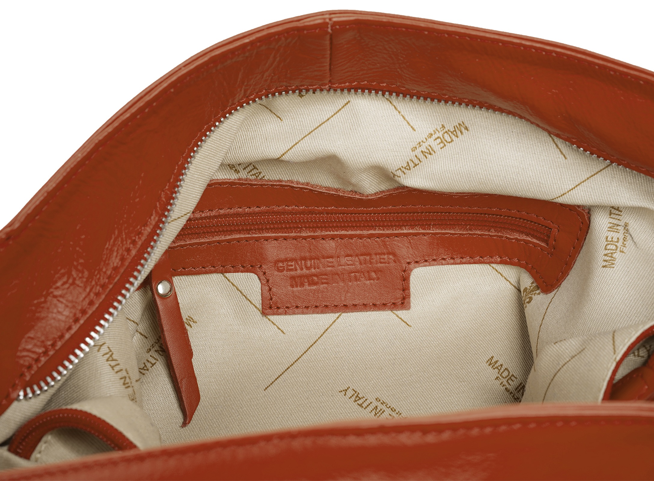Samantha Look Cityrucksack, echt Leder, Made in Italy