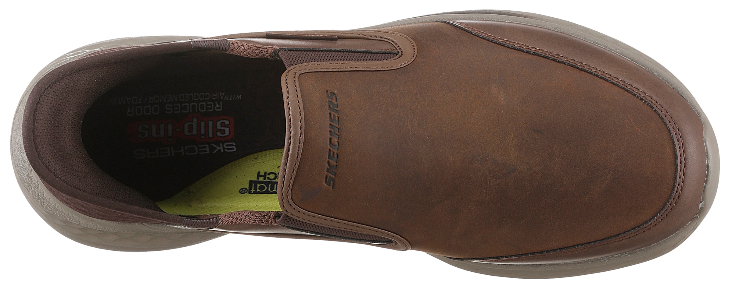 Skechers Slip-On Sneaker »SLADE-«  Slipper, Freizeitschuh, Halbschuh mit Goga Mat Funktion